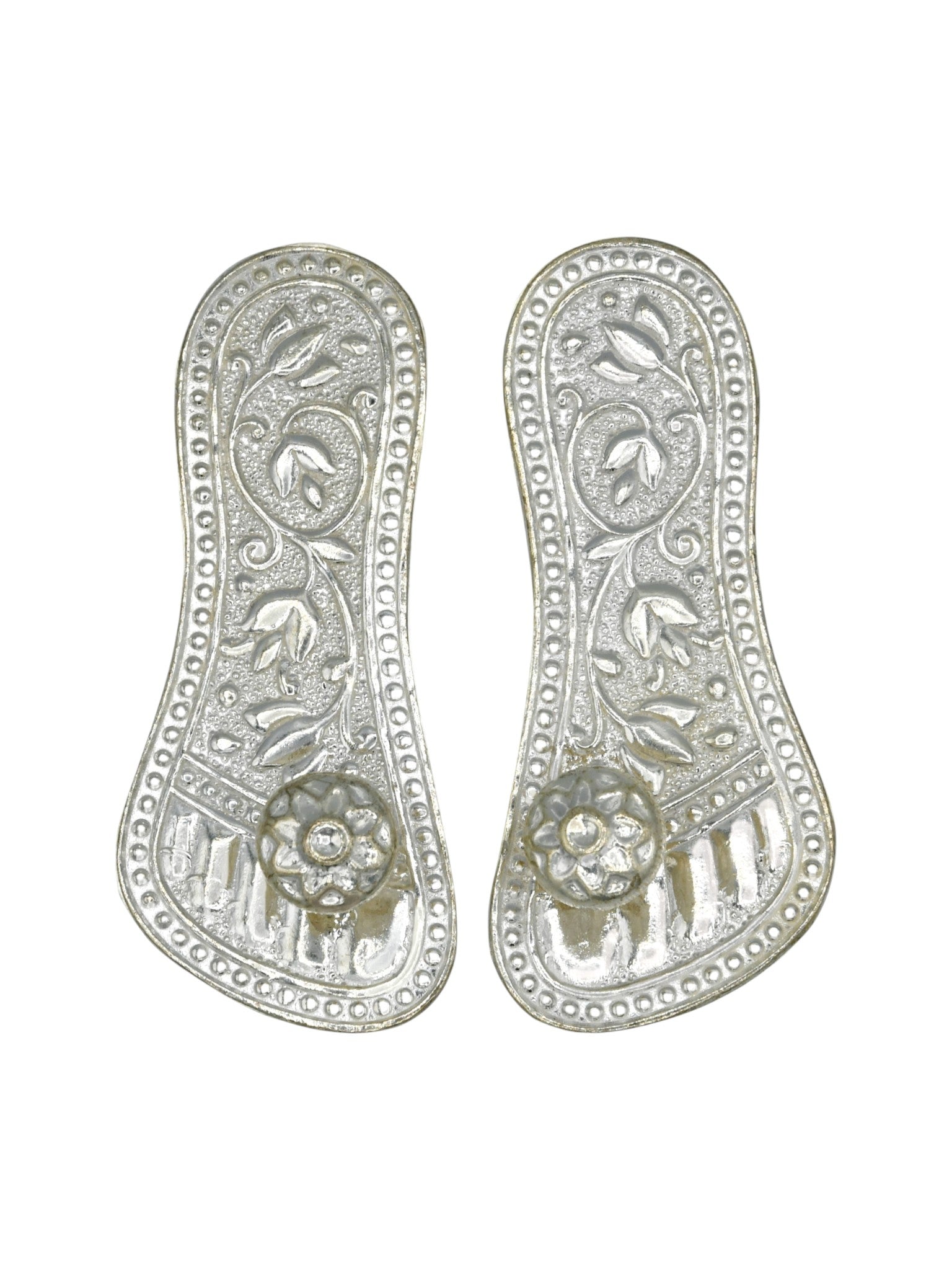 Silver Paduka - Roop Darshan
