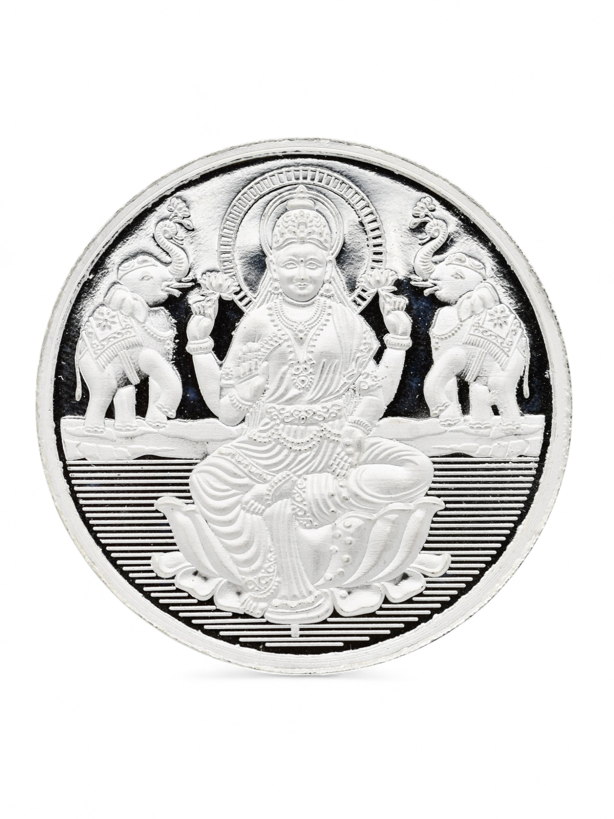 50 Grams Silver Laxmiji Coin