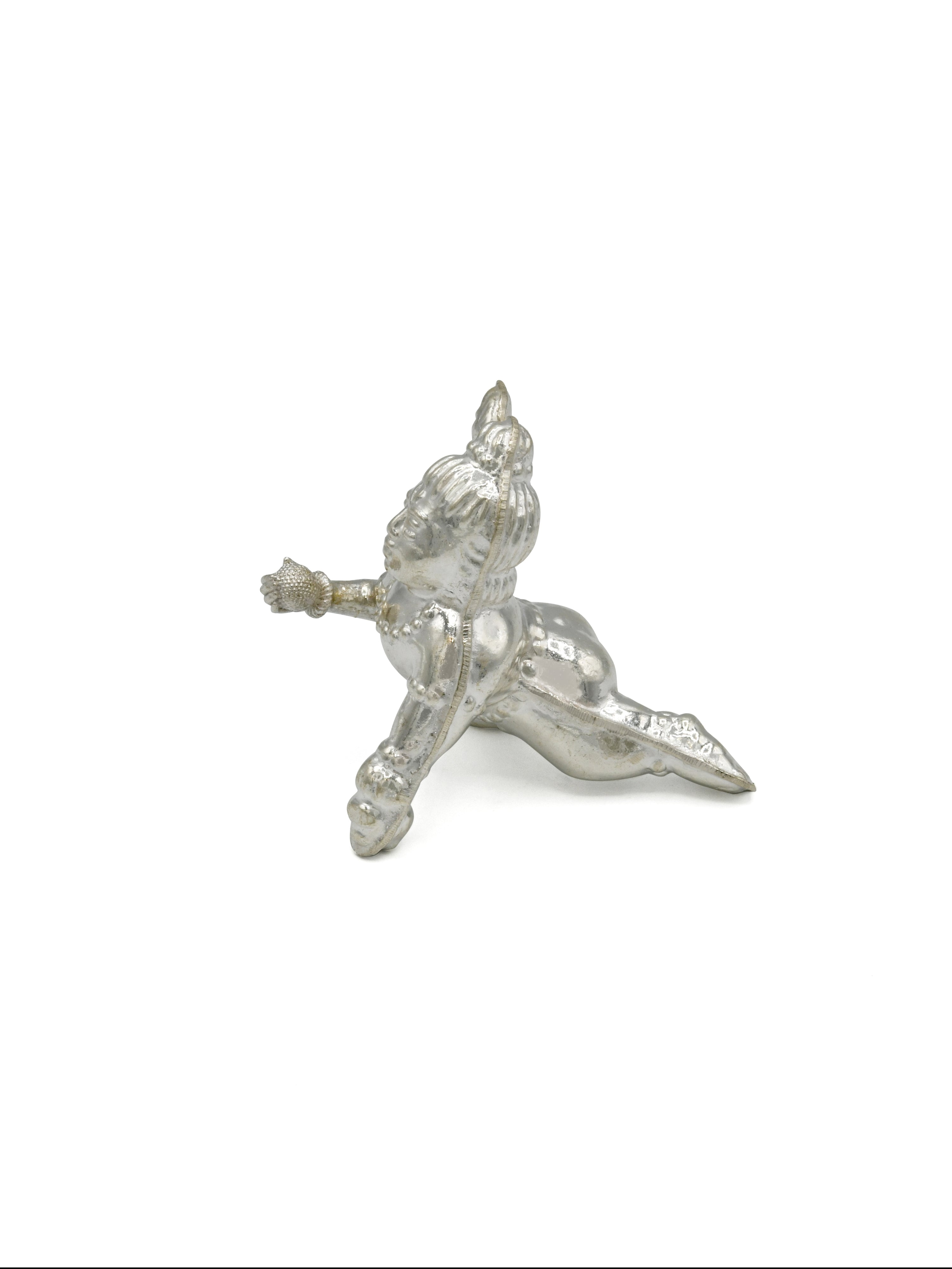 Silver Bal Gopal Murti - Roop Darshan