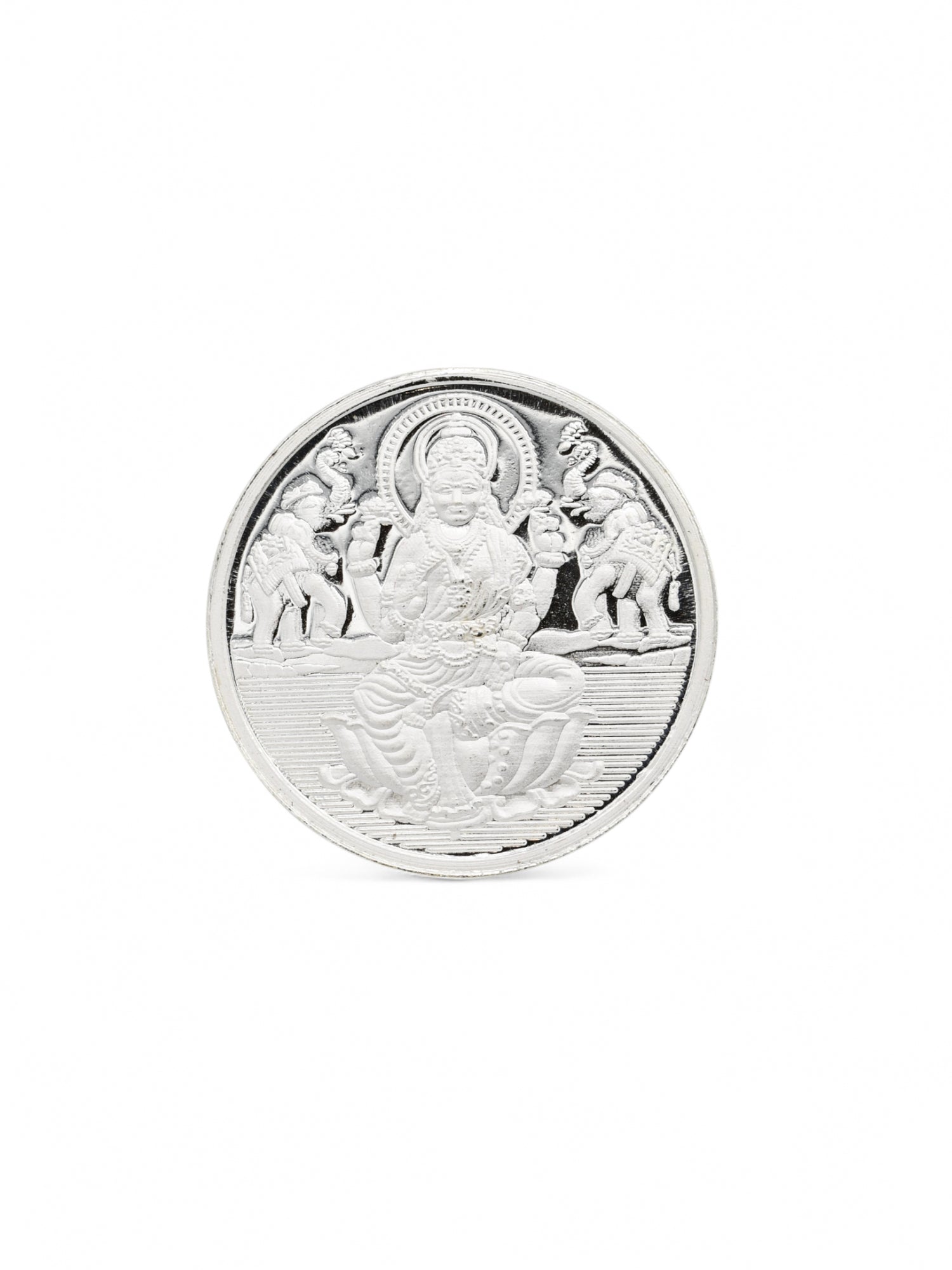 10 Grams Silver Laxmiji Coin - Roop Darshan