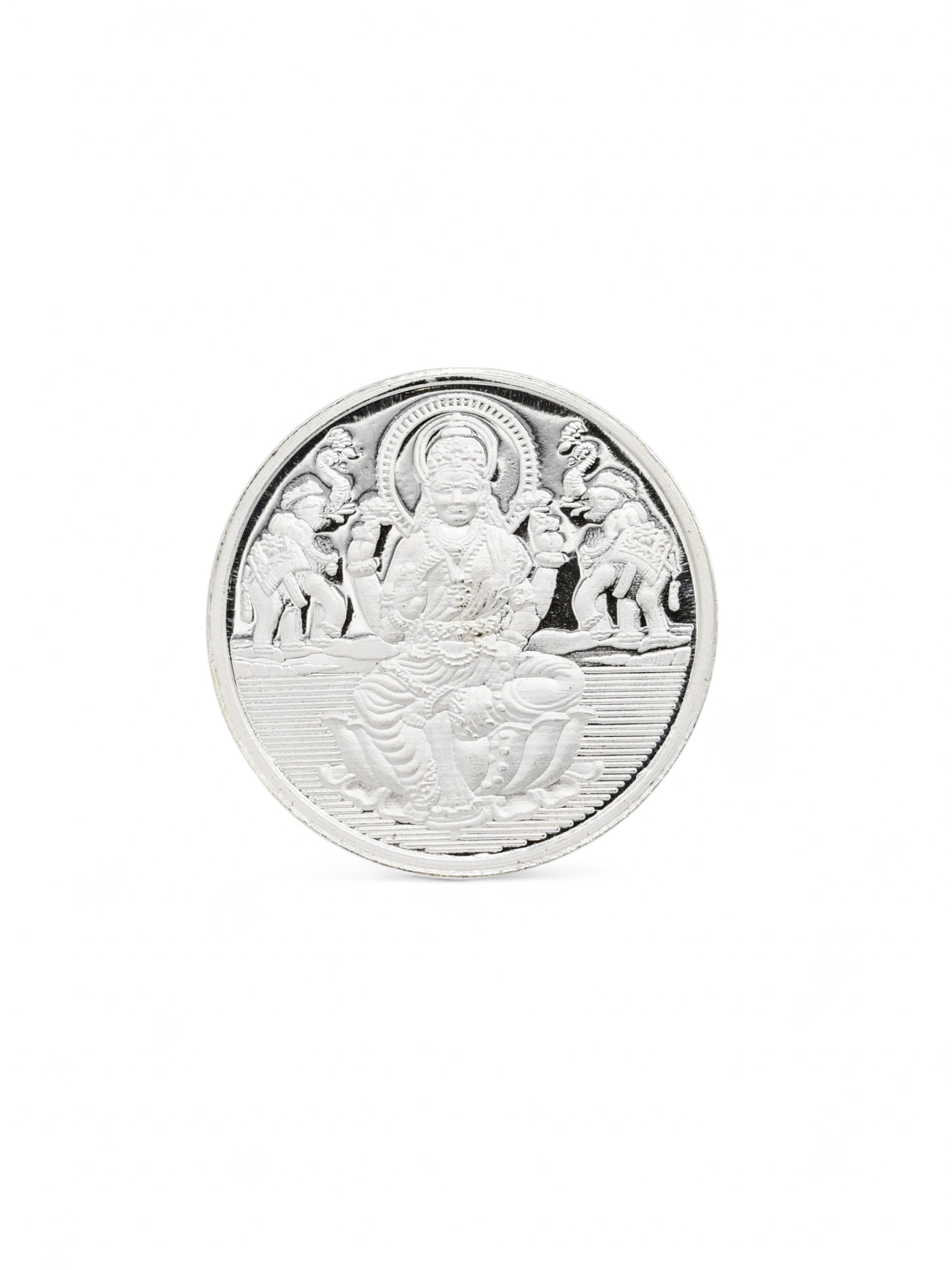 10 Grams Silver Laxmiji Coin - Roop Darshan