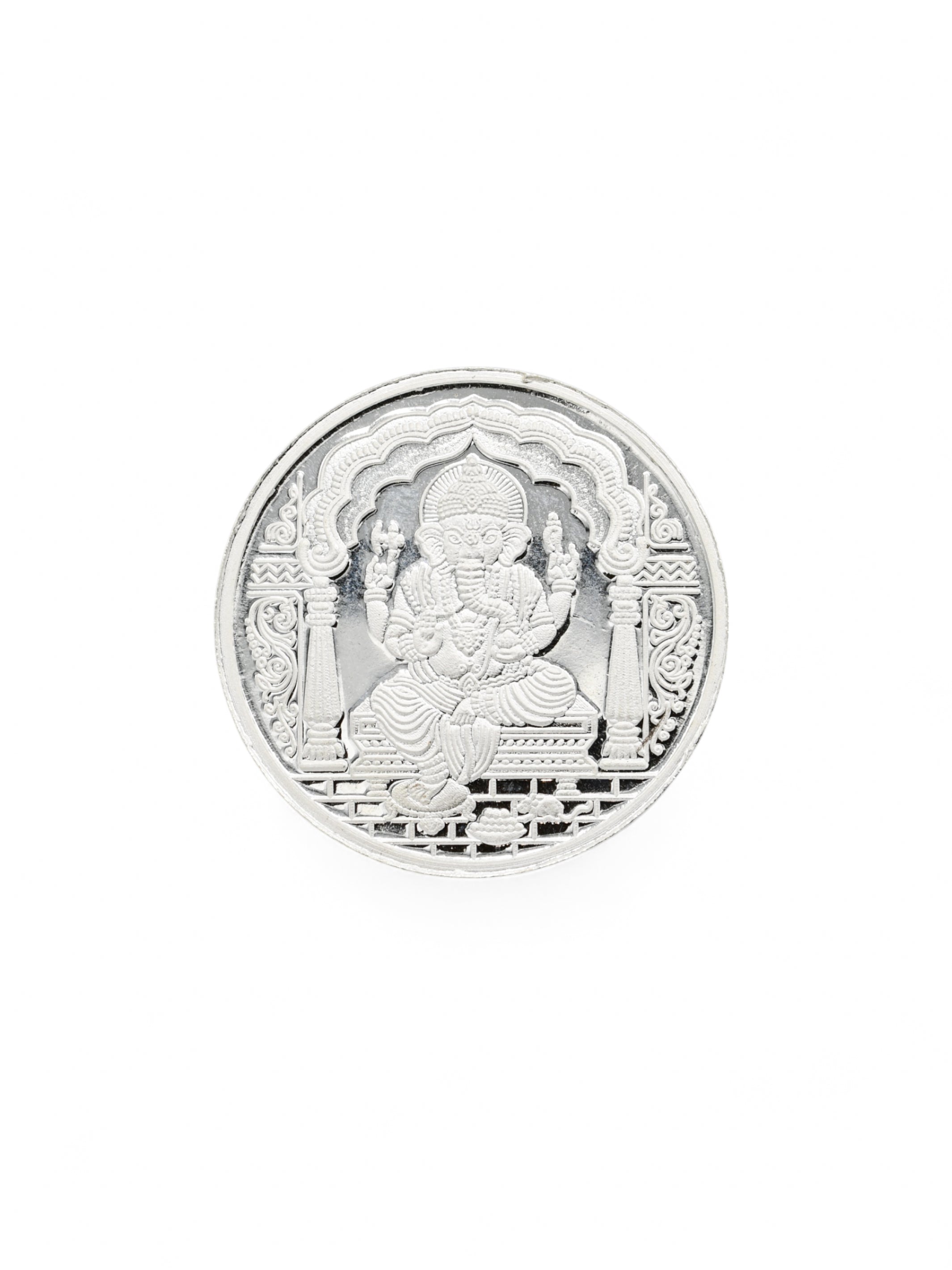 10 Gram Silver Ganesha Coin