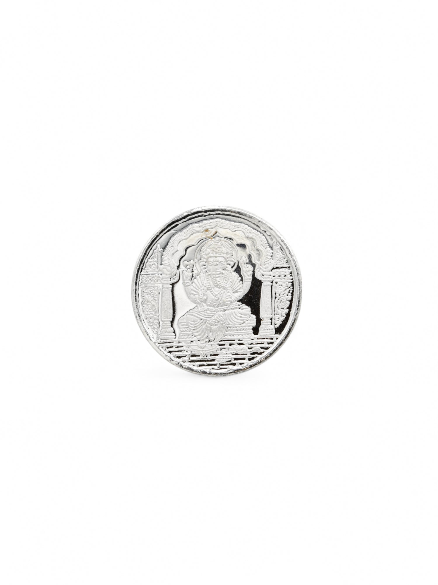 5 Gram Silver Ganesha Coin - Roop Darshan