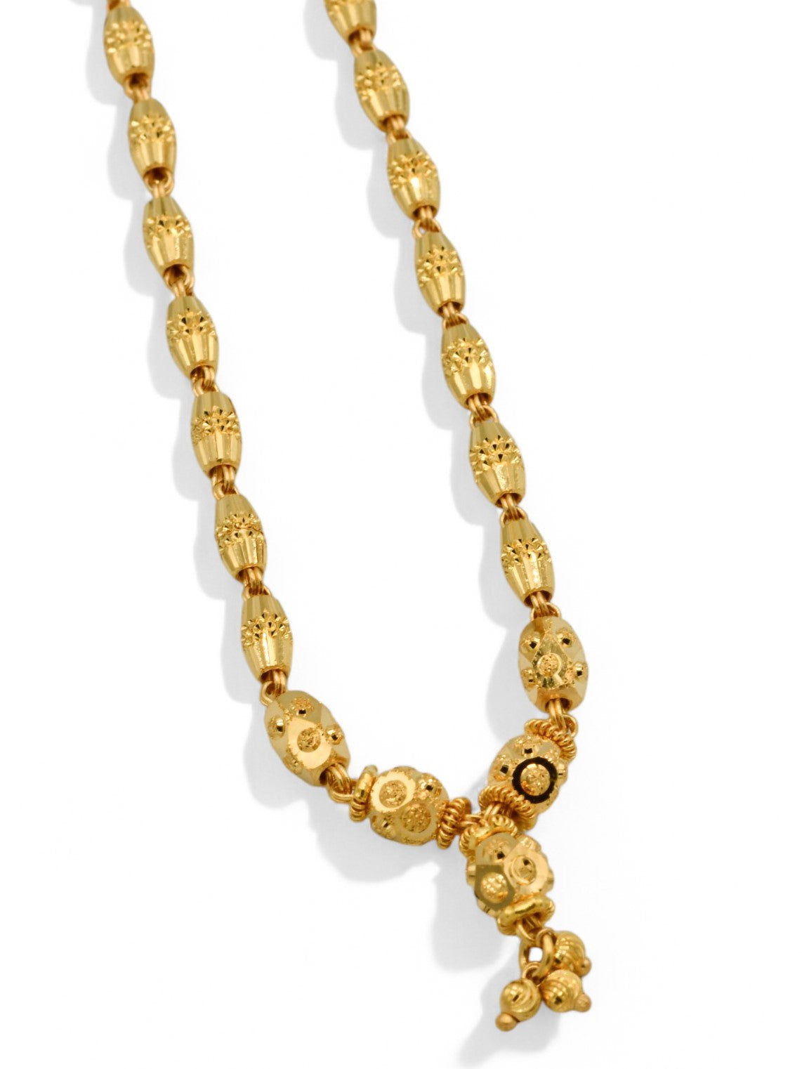 22ct Gold Ball Fancy Chain