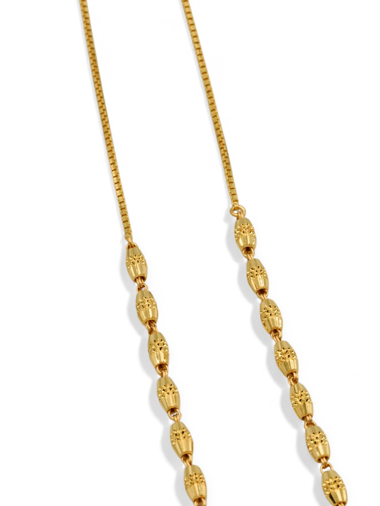 22ct Gold Ball Fancy Chain