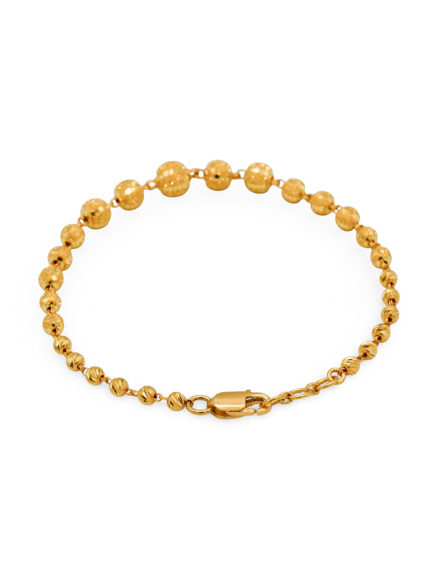 22Ct Gold Ball Ladies Bracelet
