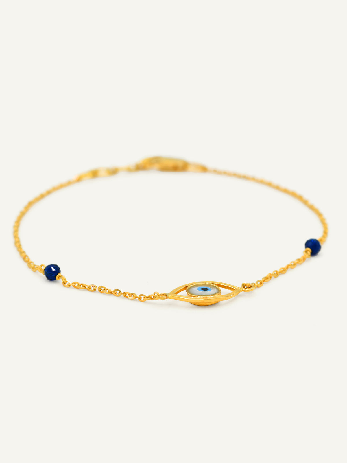 22ct Gold Evil Eye Bracelet