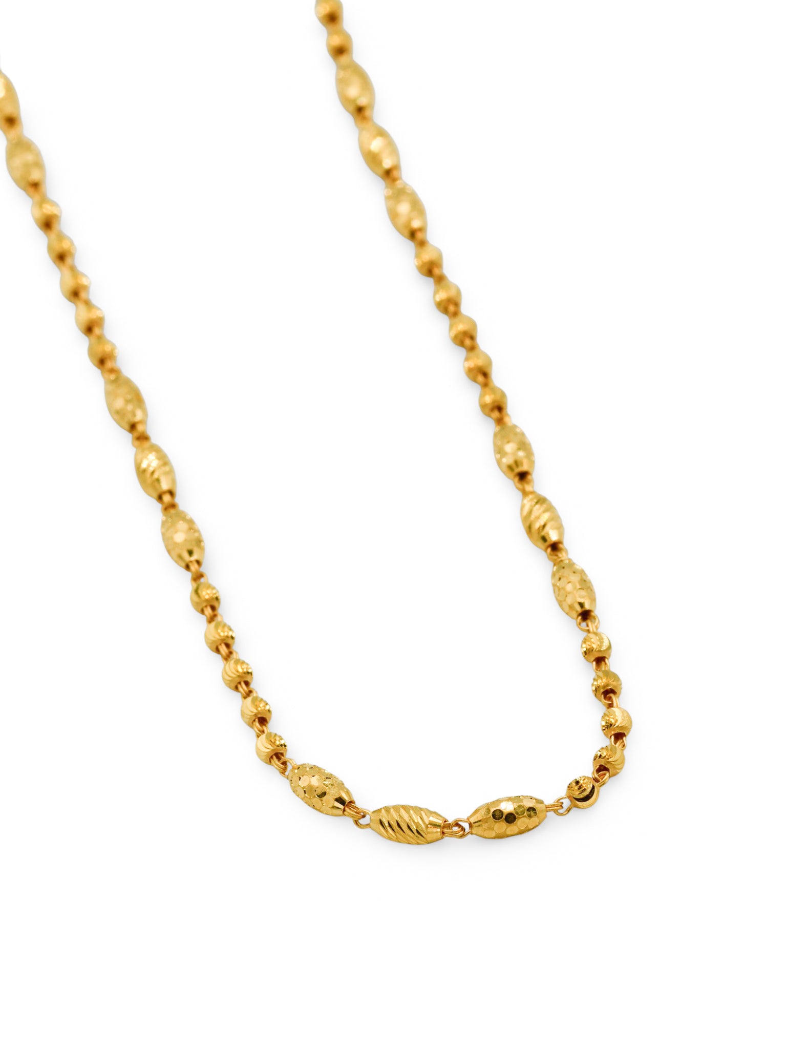 22Ct Gold Ball Fancy Chain