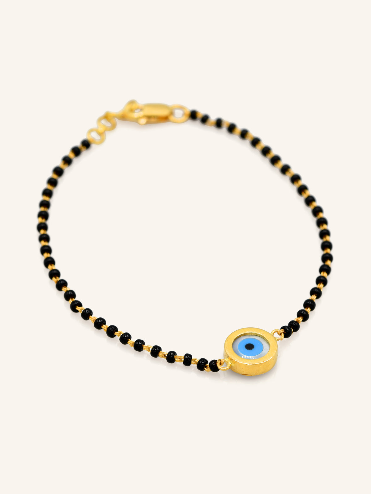 22ct Gold Evil Eye B/B Bracelet