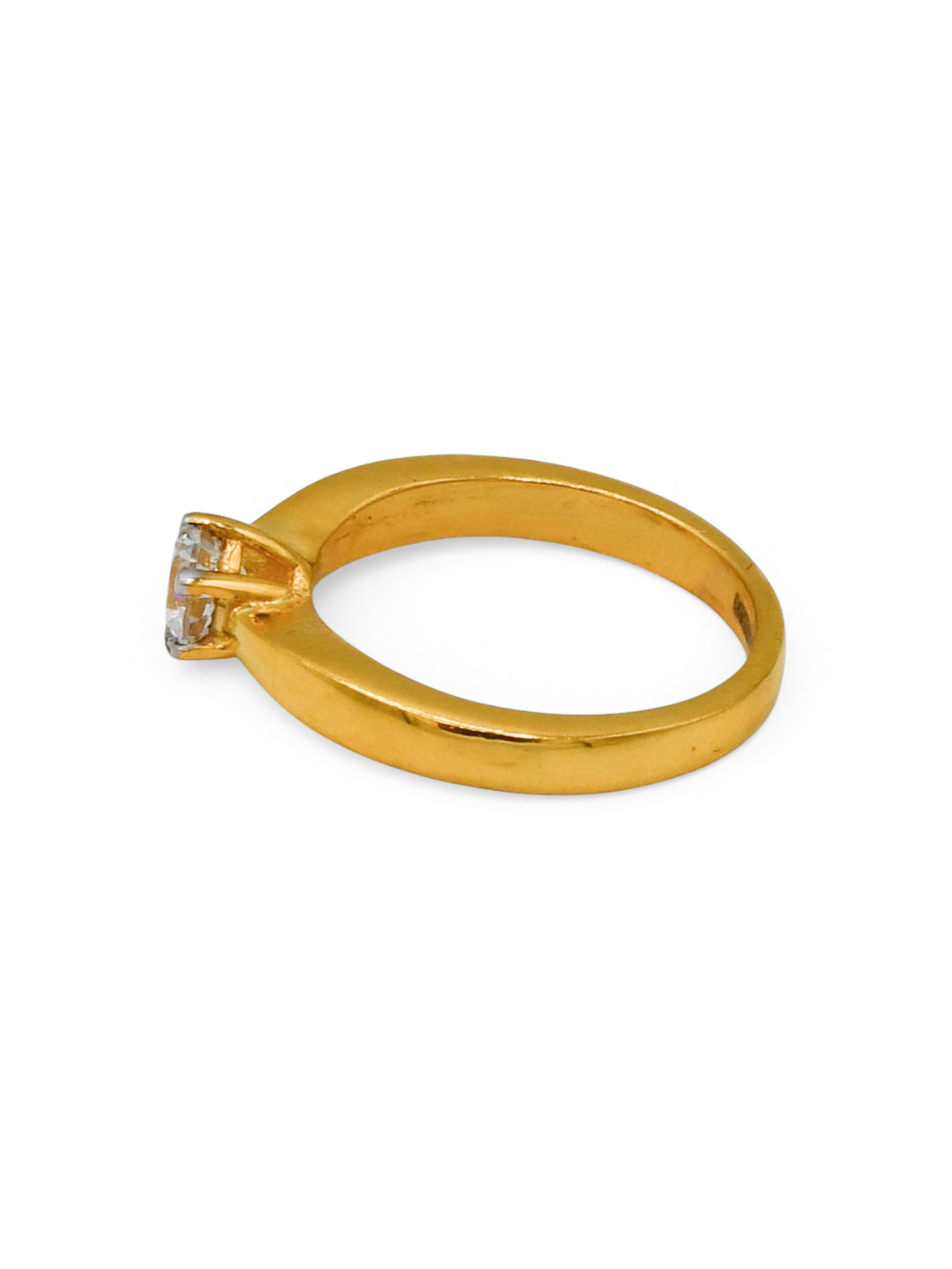 22Ct Gold CZ Ladies Ring