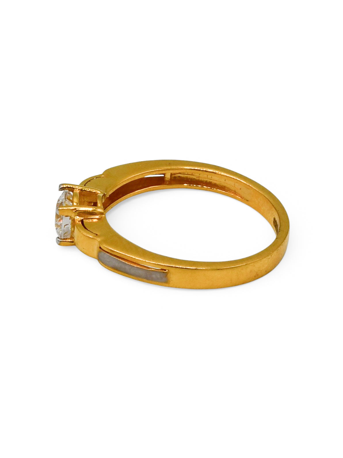 22Ct Gold CZ Ladies Ring - Roop Darshan