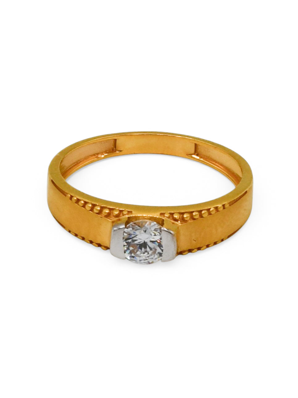22Ct Gold CZ Ladies Ring