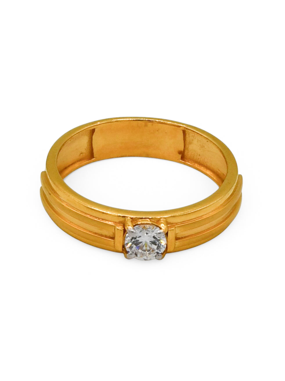 22Ct Gold CZ Ladies Ring