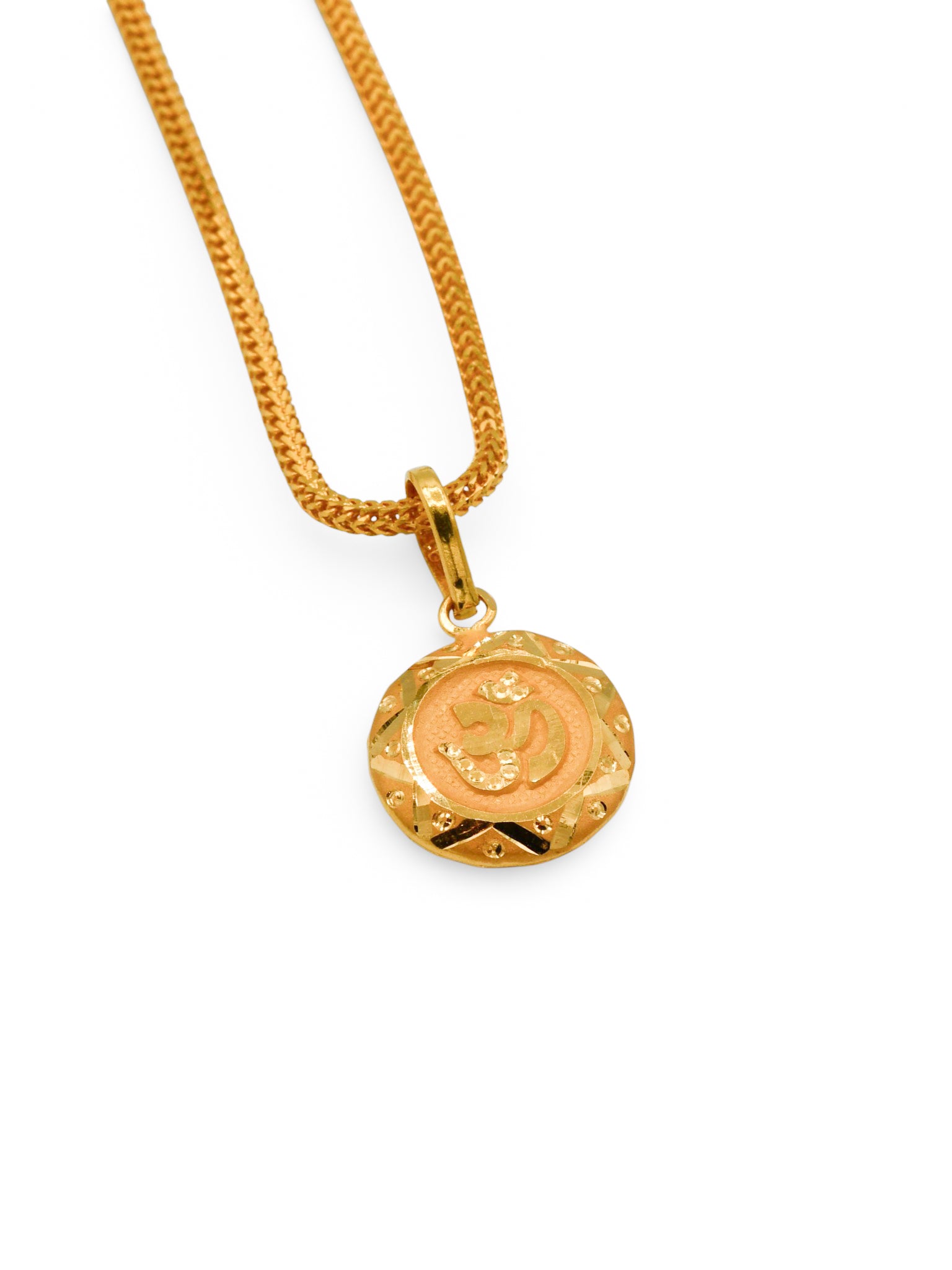 22Ct Gold Om Pendant