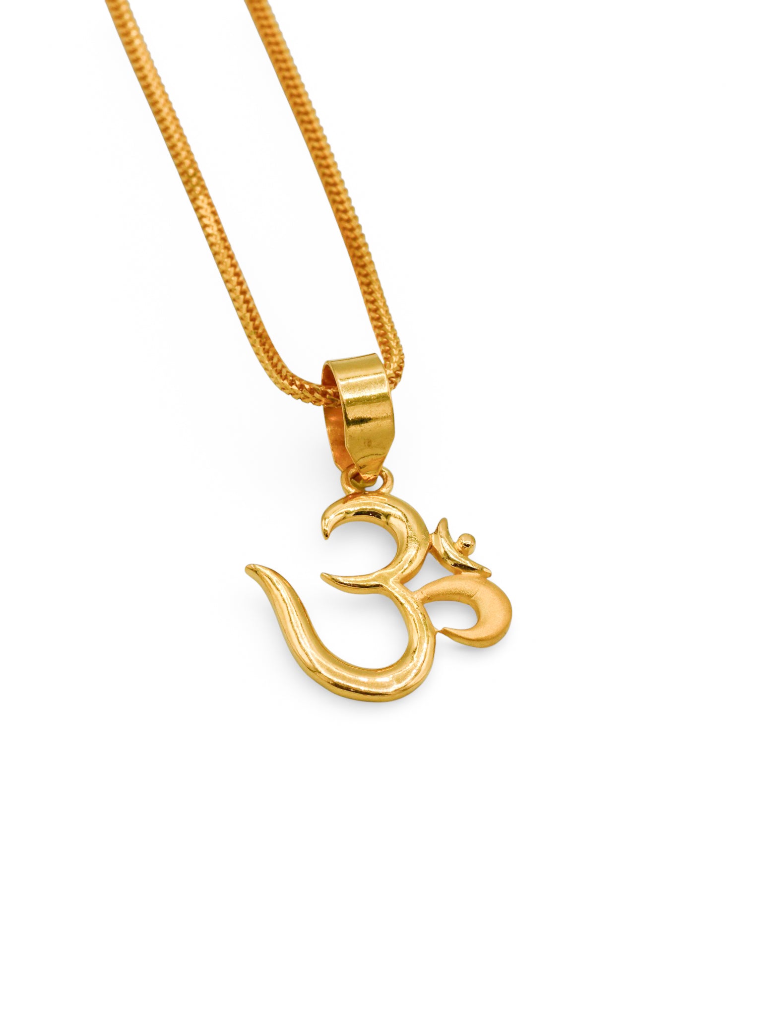 22Ct Gold Om Pendant - Roop Darshan