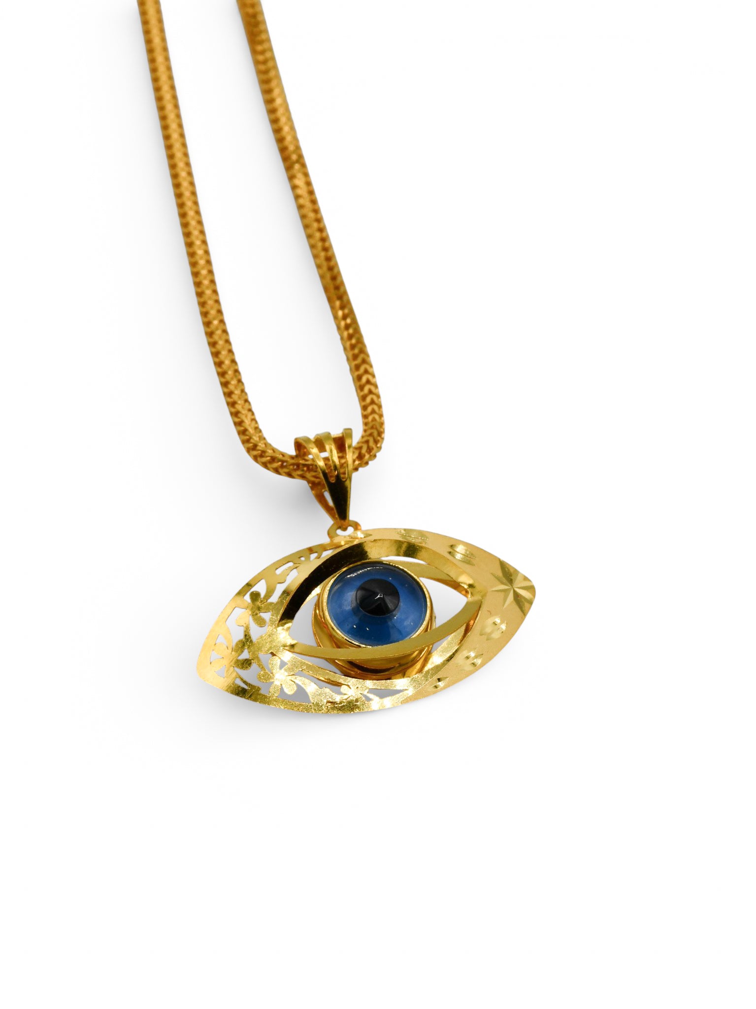 22Ct Gold Evil Eye Pendant