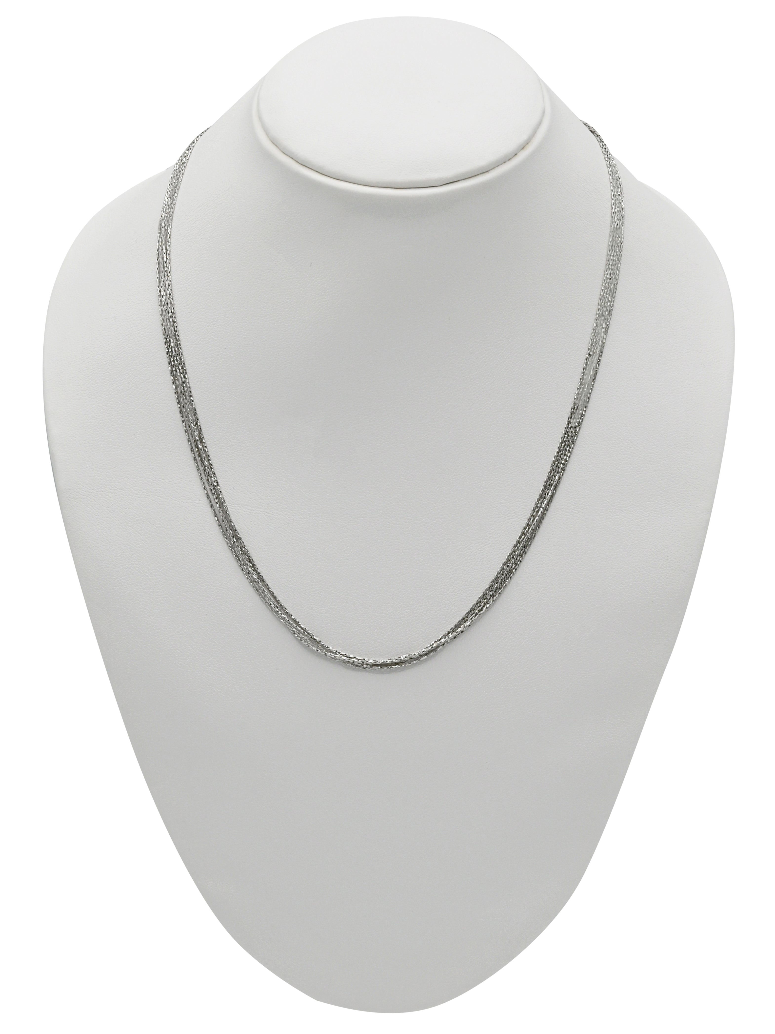 Sterling Silver 5 Row Chain