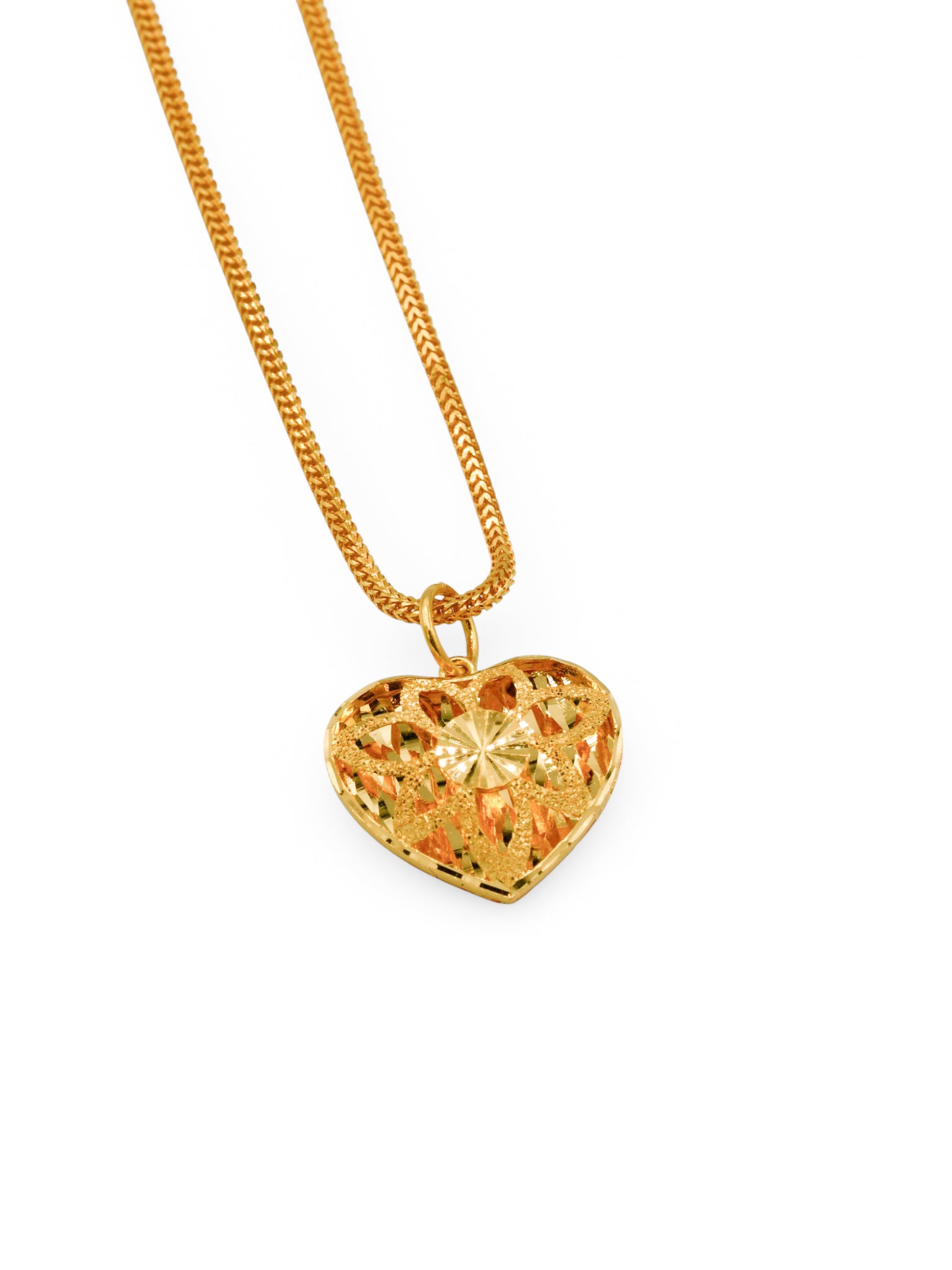 22Ct Gold Heart Pendant