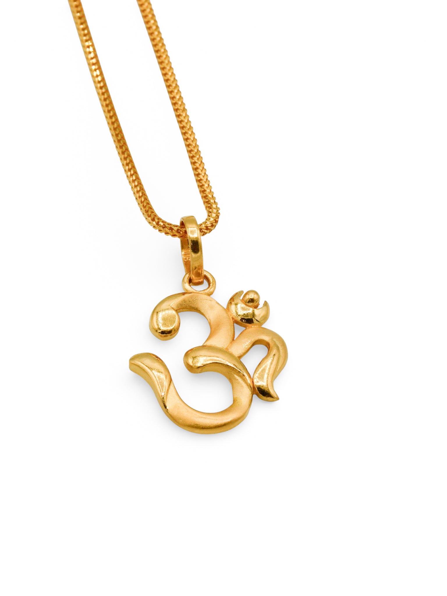 22Ct Gold Om Pendant - Roop Darshan