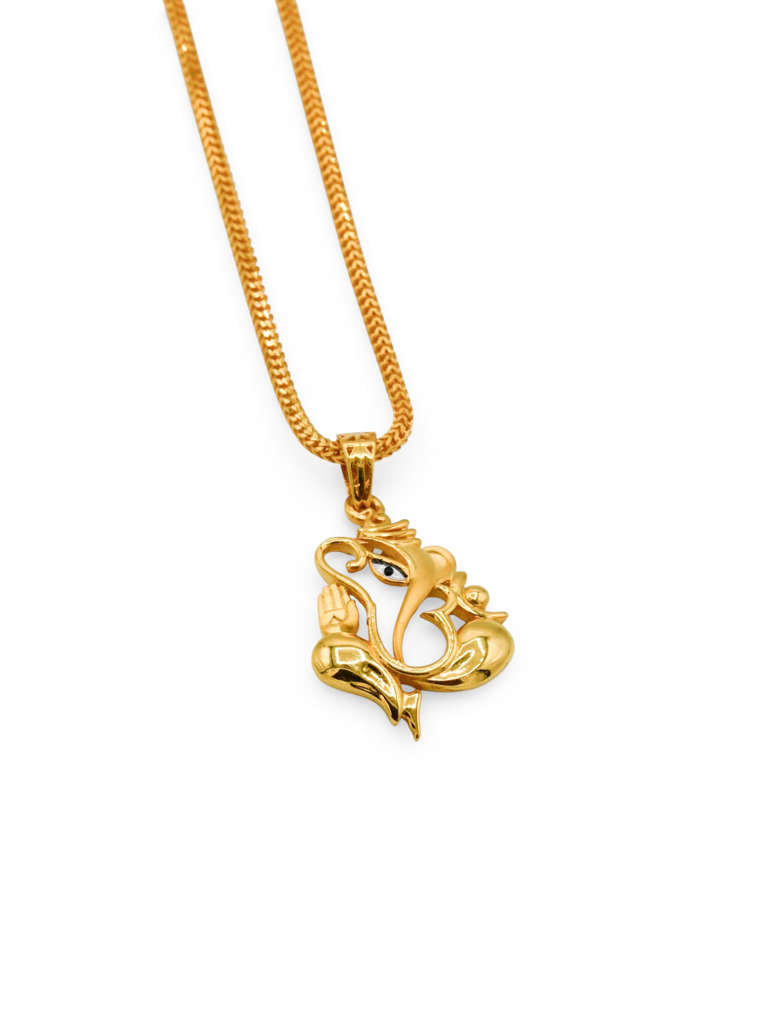 22Ct Gold Ganeshji Pendant - Roop Darshan