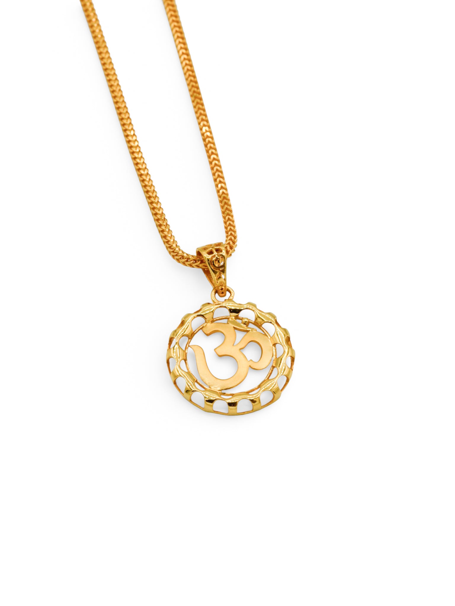 22Ct Gold Om Pendant