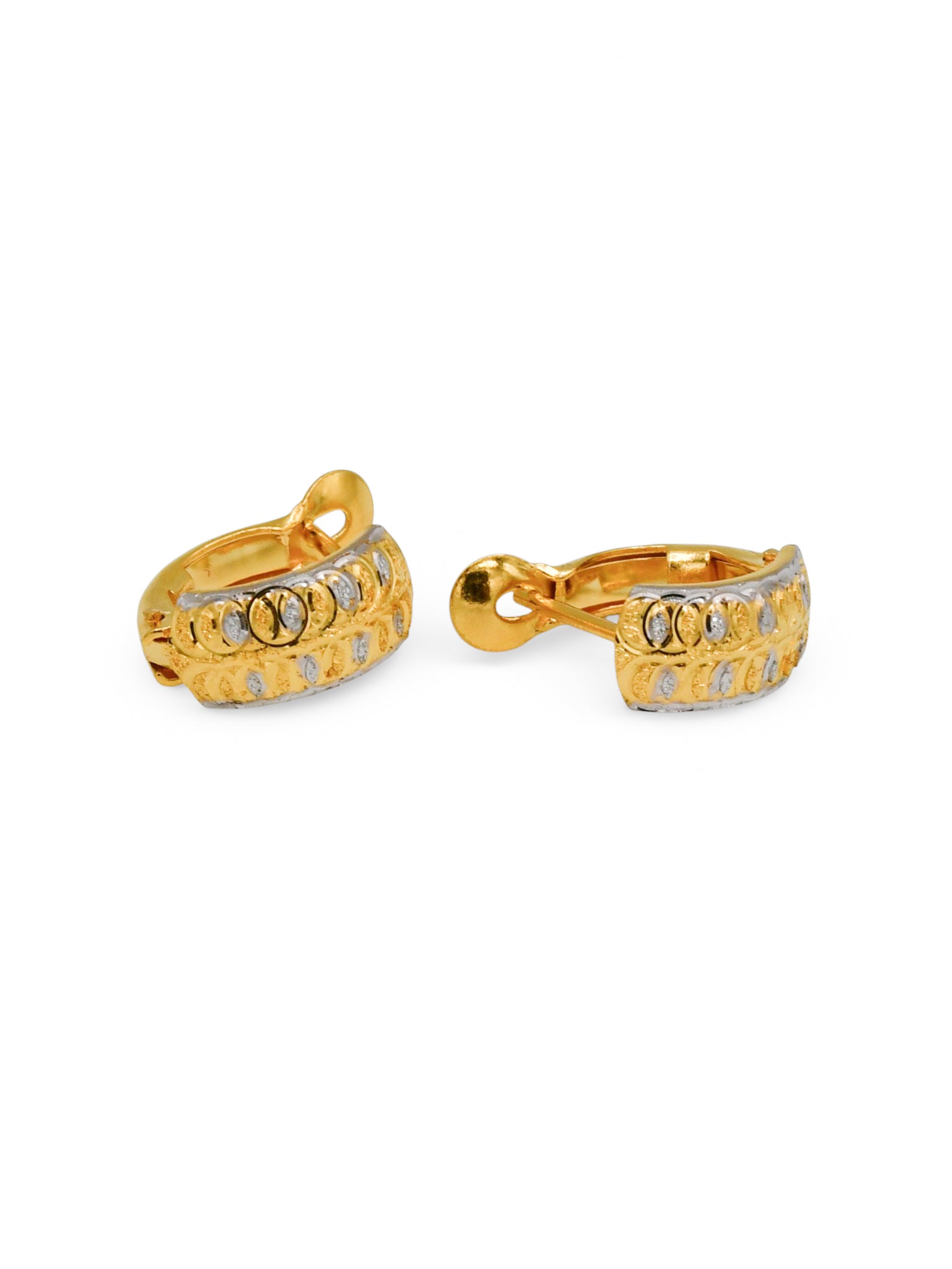 22Ct Gold Two Tone Spring Bali