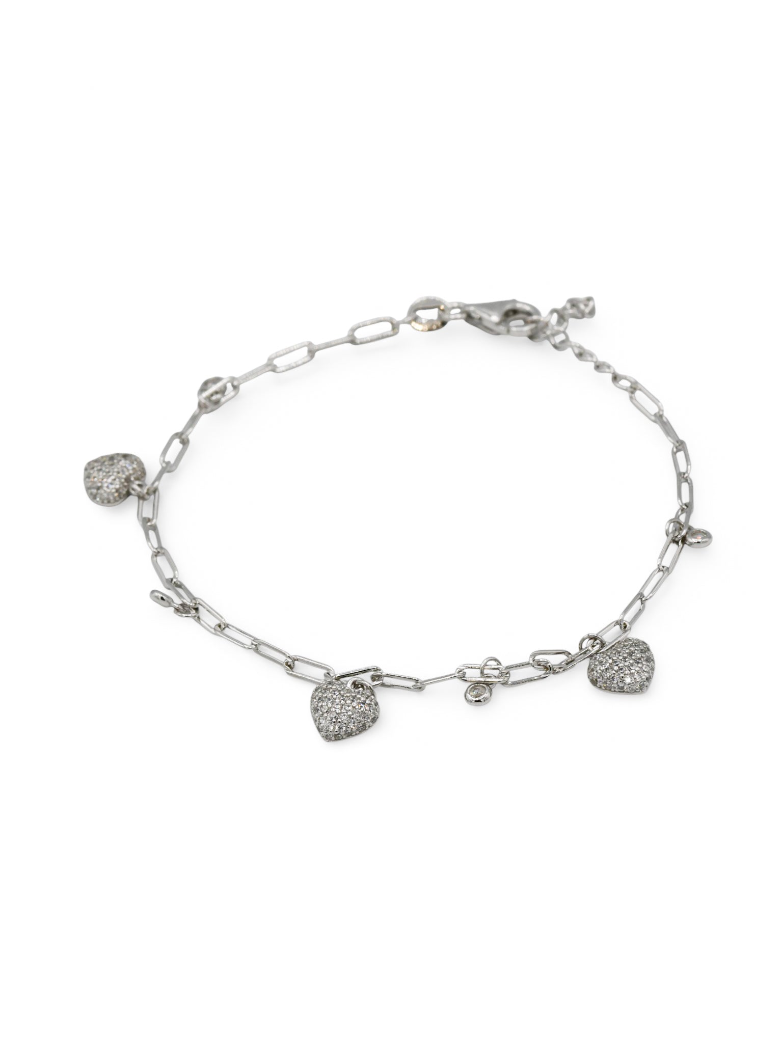 Sterling Silver CZ Bracelet - Roop Darshan