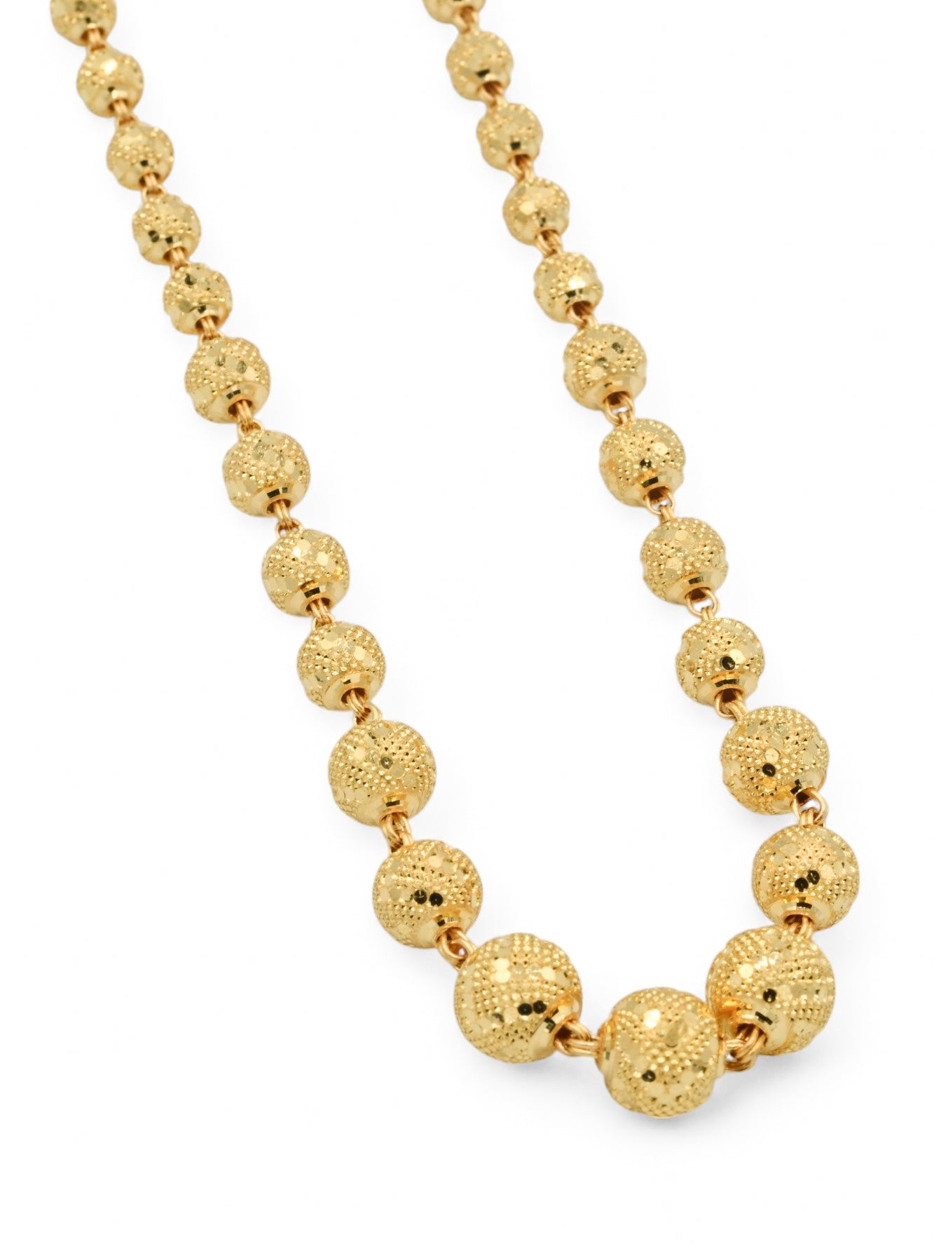 22ct Gold Ball Fancy Chain - Roop Darshan