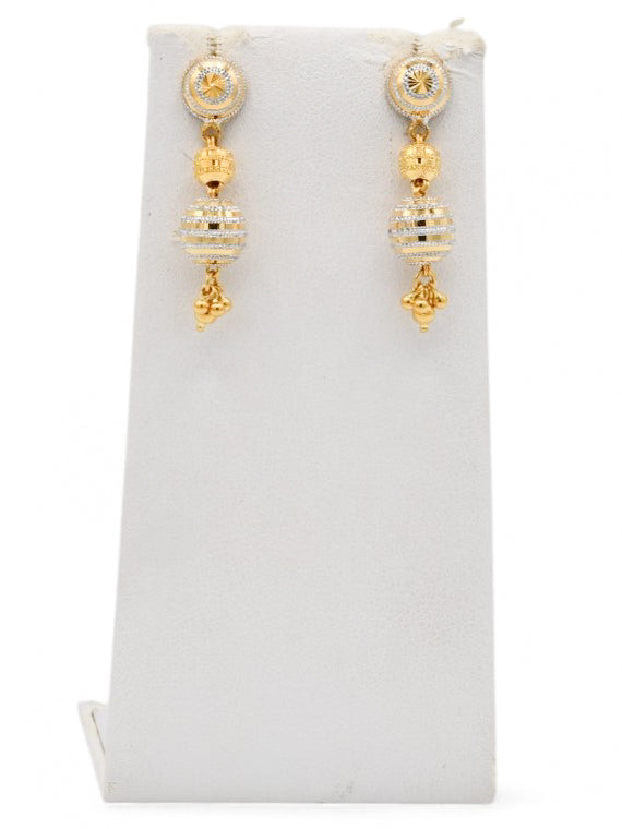 22ct Gold Two Tone Necklace Set - Roop Darshan