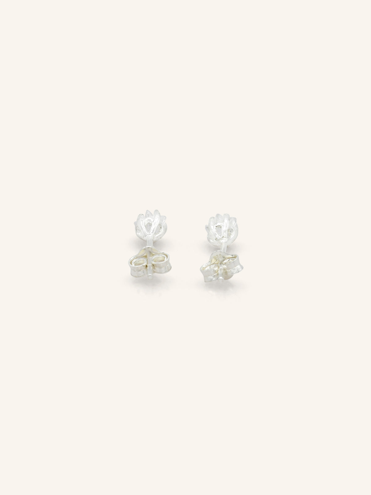 Mini Star Sterling Silver CZ Studs