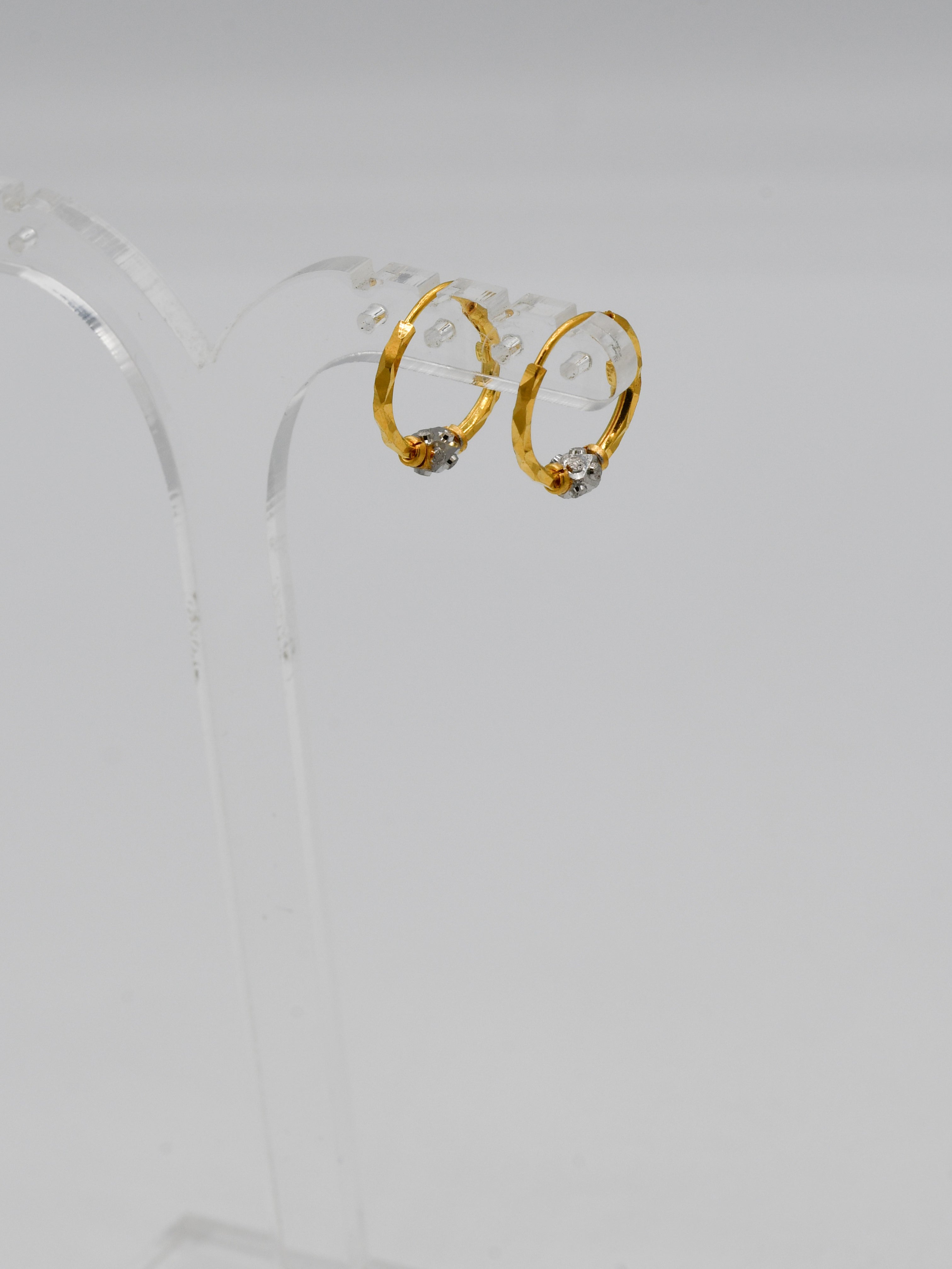 22Ct Gold Two Tone Ball Bali