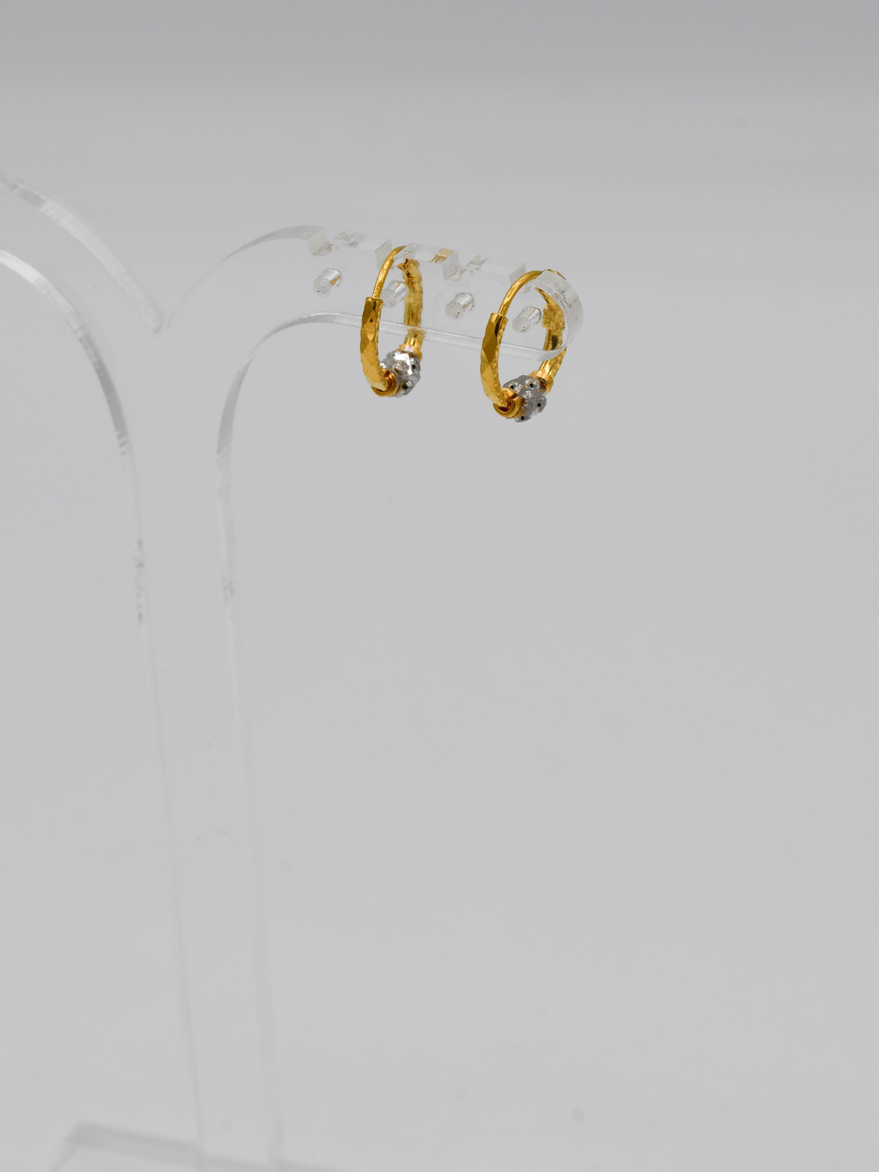 22Ct Gold Two Tone Ball Bali