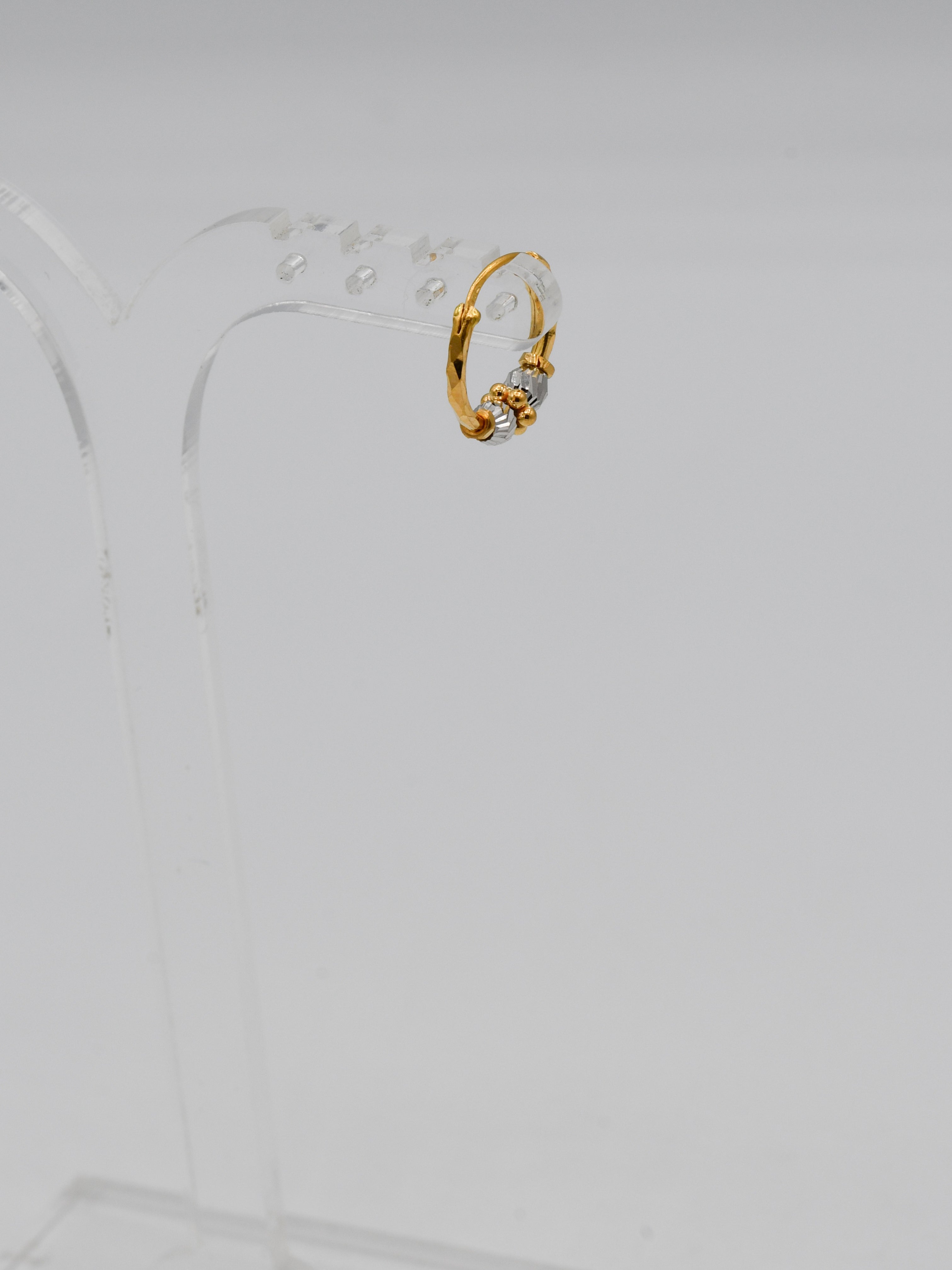 22Ct Gold Two Tone Ball Bali - Roop Darshan