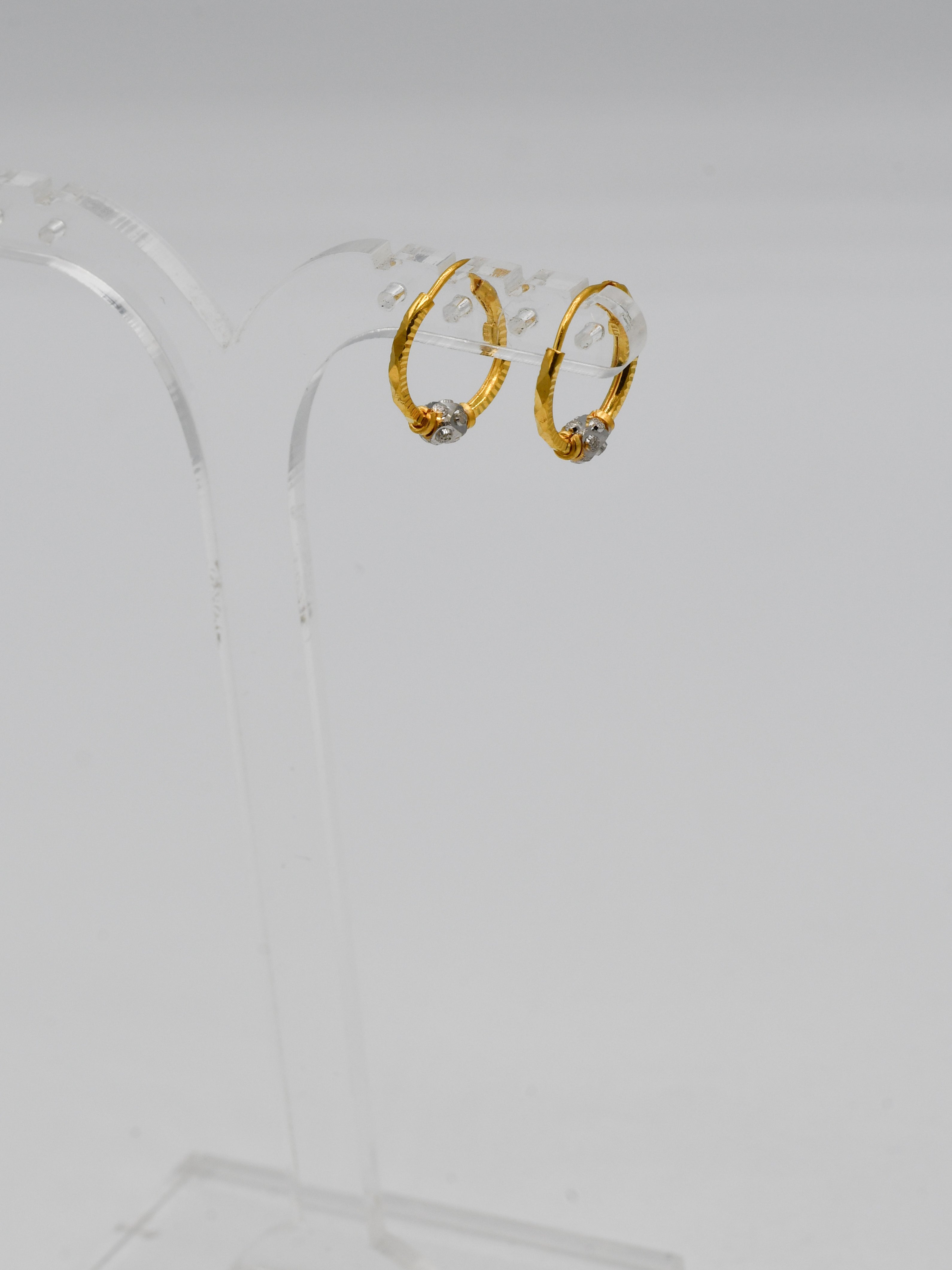 22Ct Gold Two Tone Ball Bali - Roop Darshan