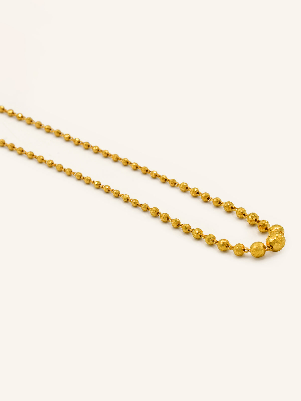 22ct Gold Ball Fancy Chain