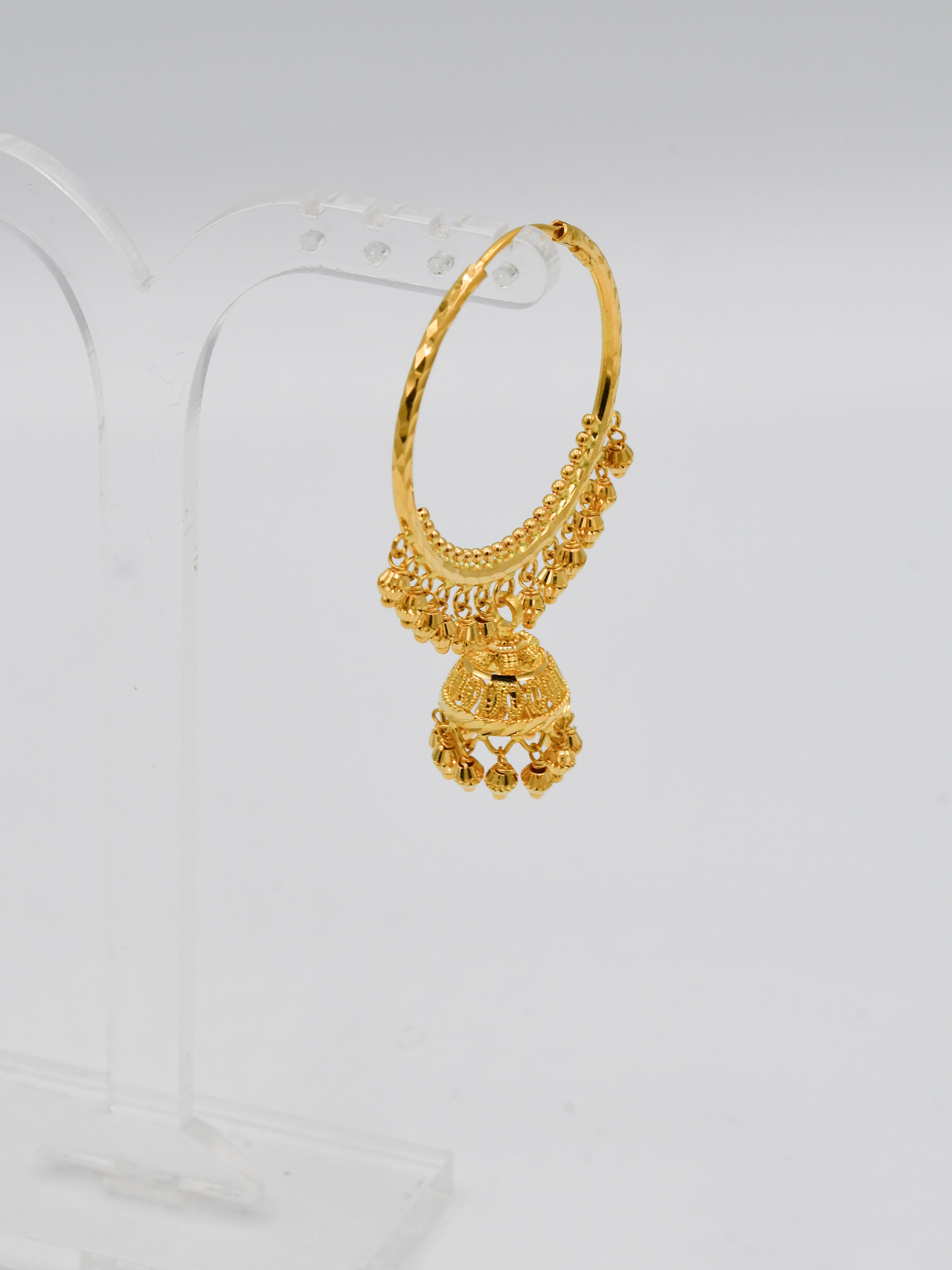 22Ct Gold Jhumki Bali - Roop Darshan
