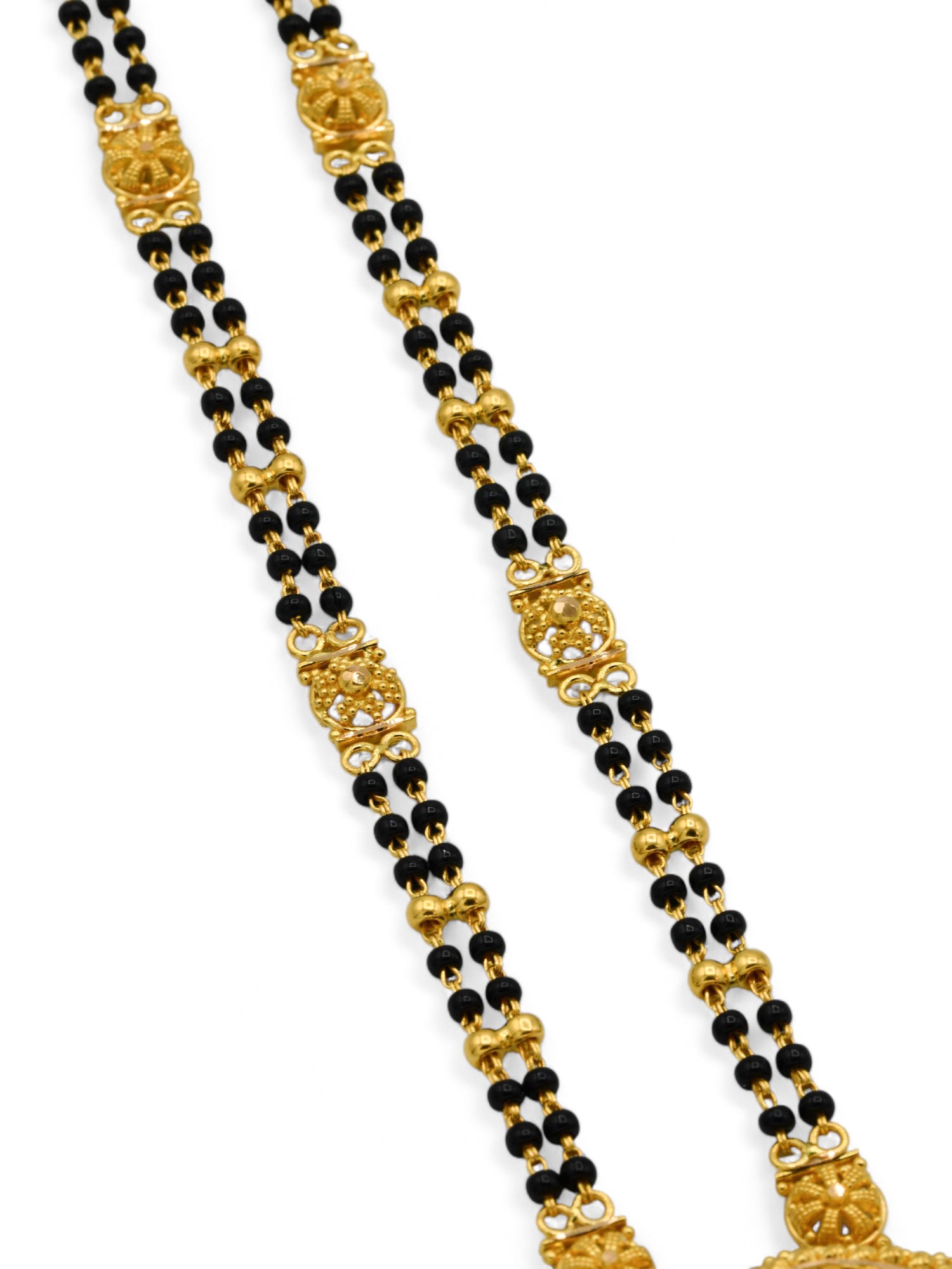 22ct Gold 2 Row Mangal Sutra - Roop Darshan
