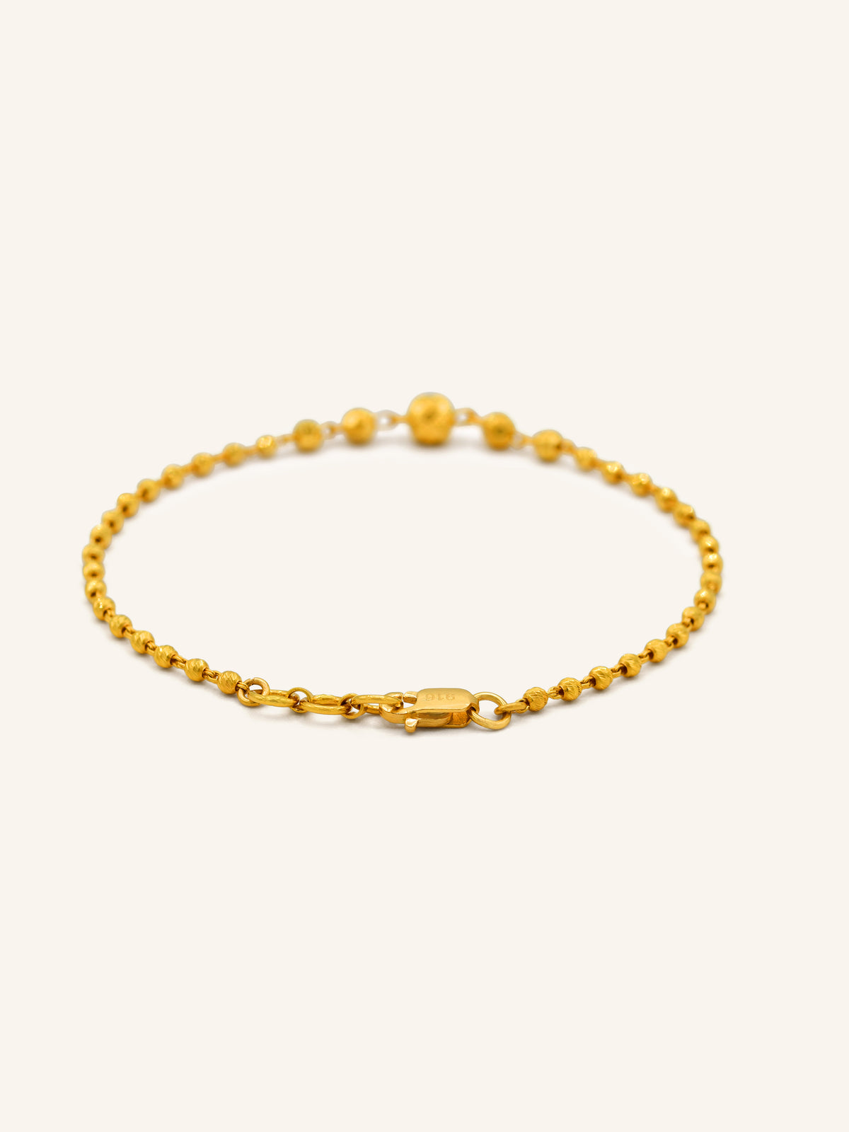 22ct Gold Ball Bracelet