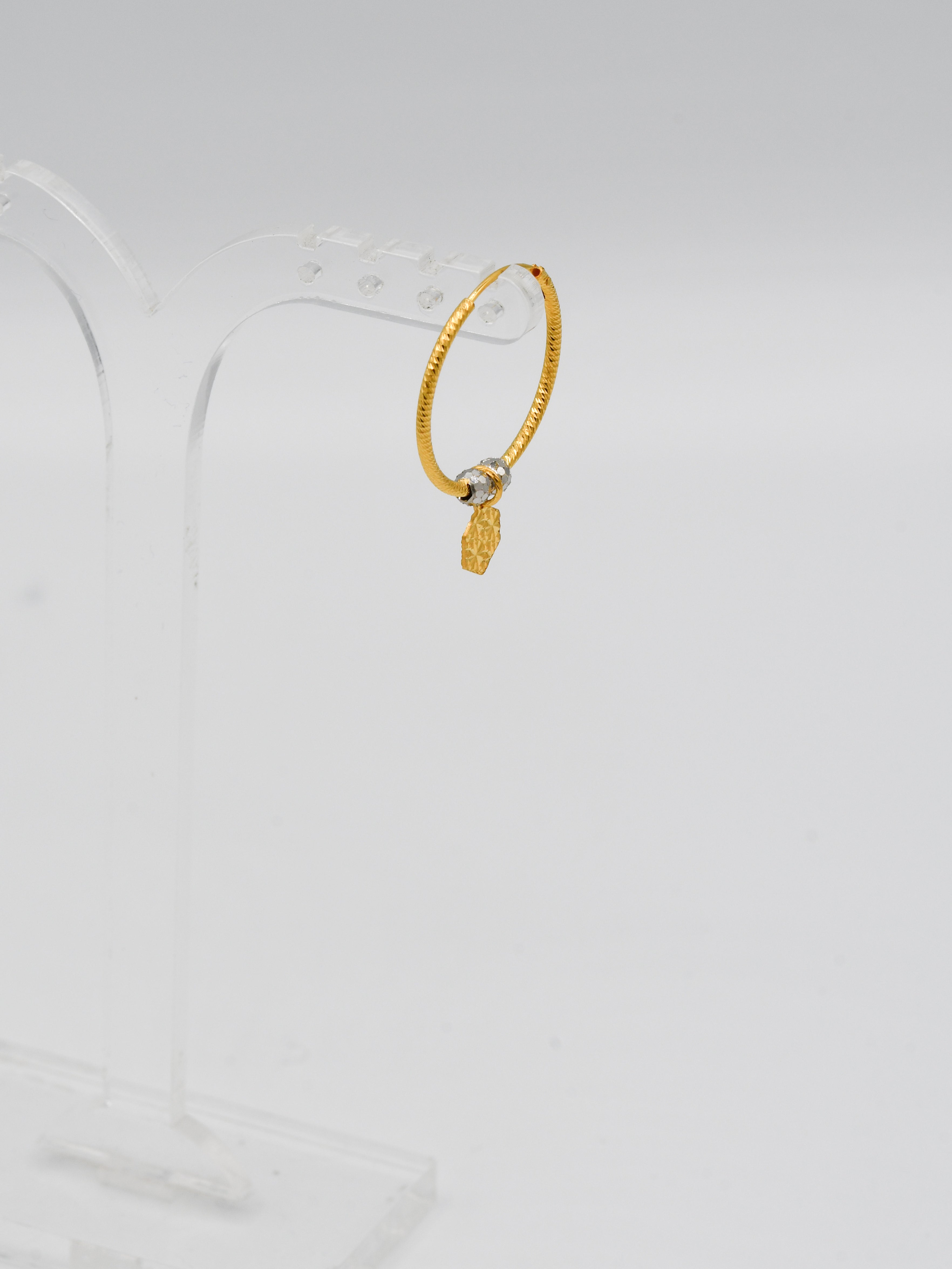 22Ct Gold Two Tone Ball Bali - Roop Darshan