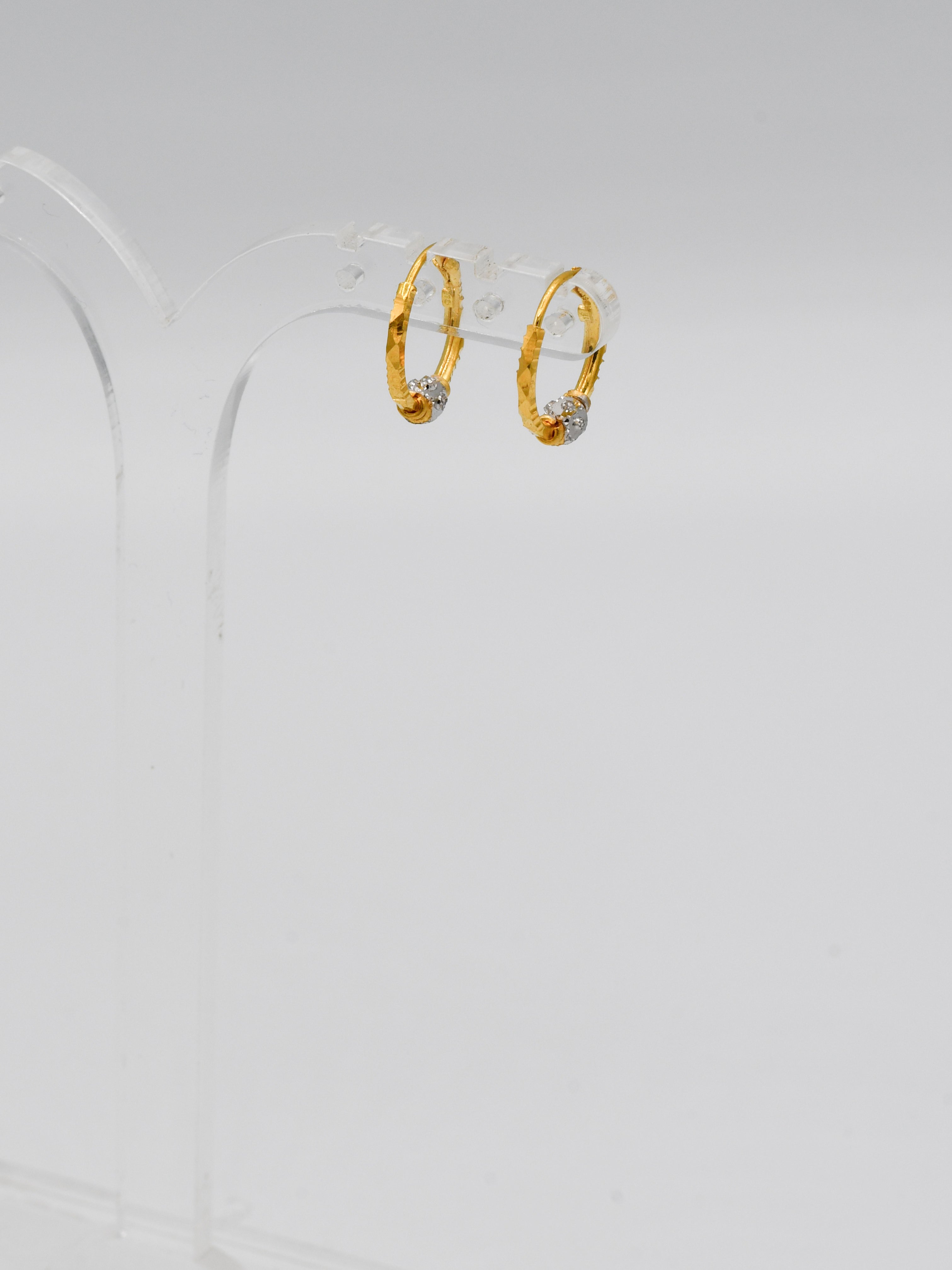 22Ct Gold Two Tone Ball Bali