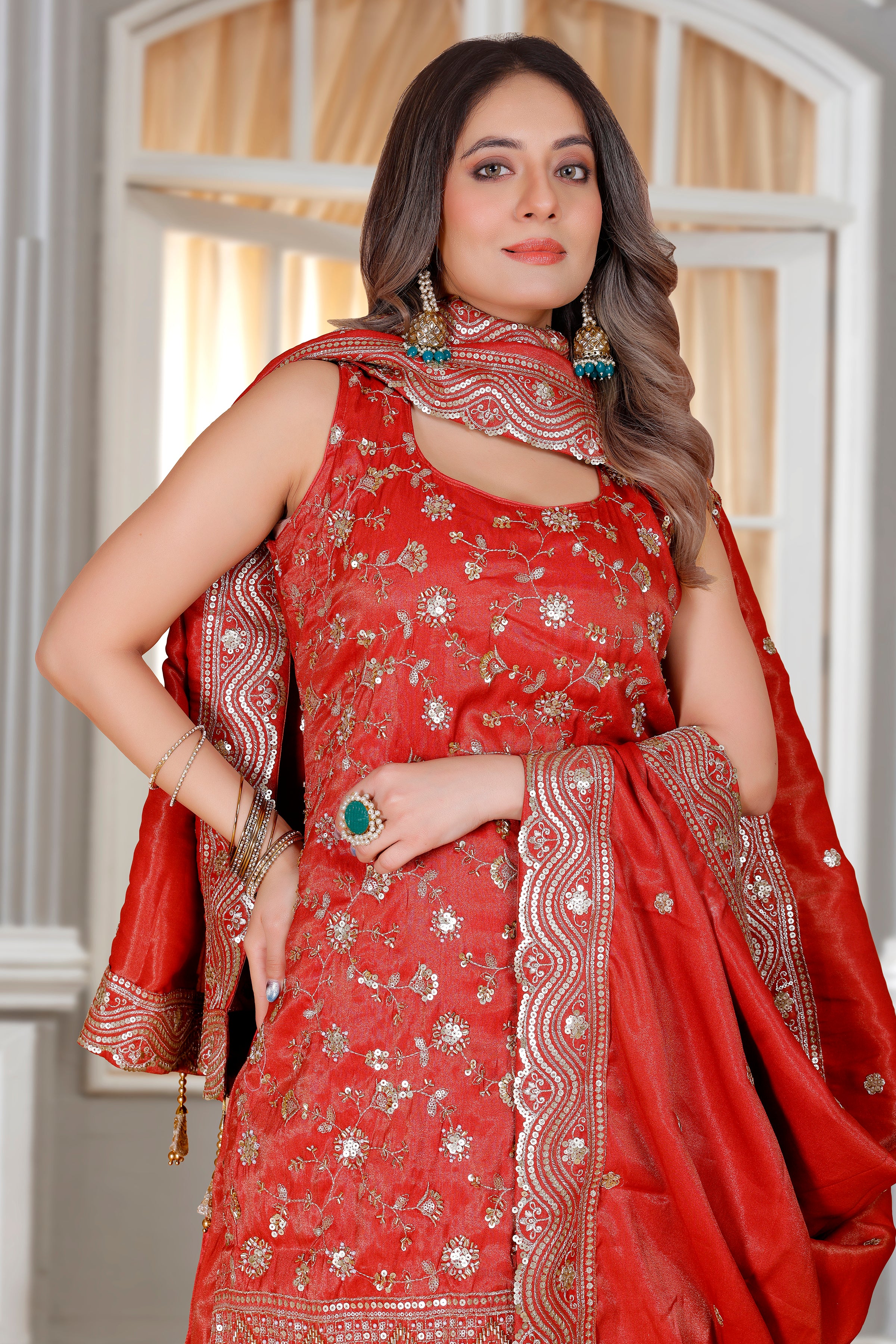 Krina Palazzo Suit - Roop Darshan