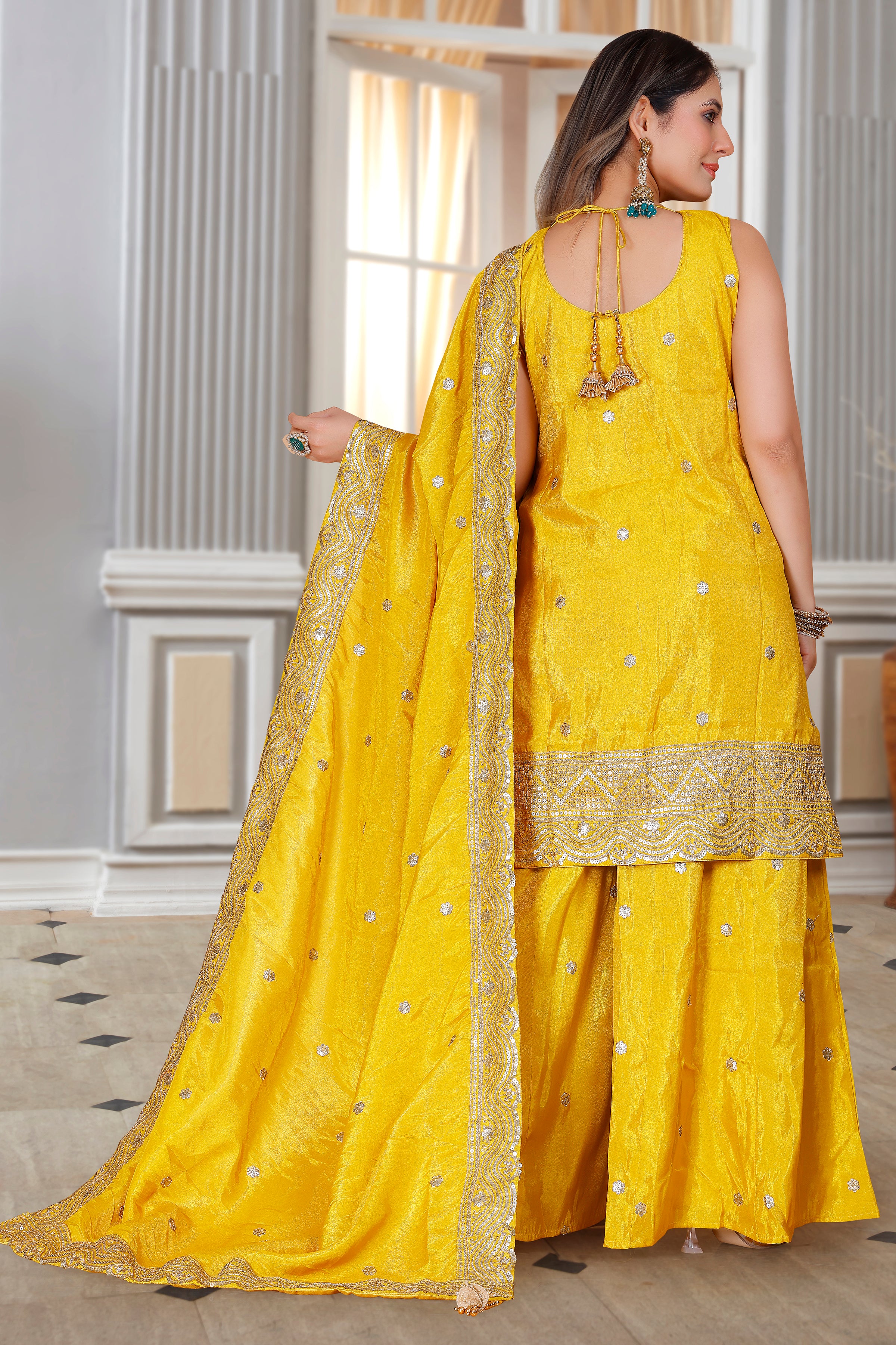Krina Palazzo Suit - Roop Darshan