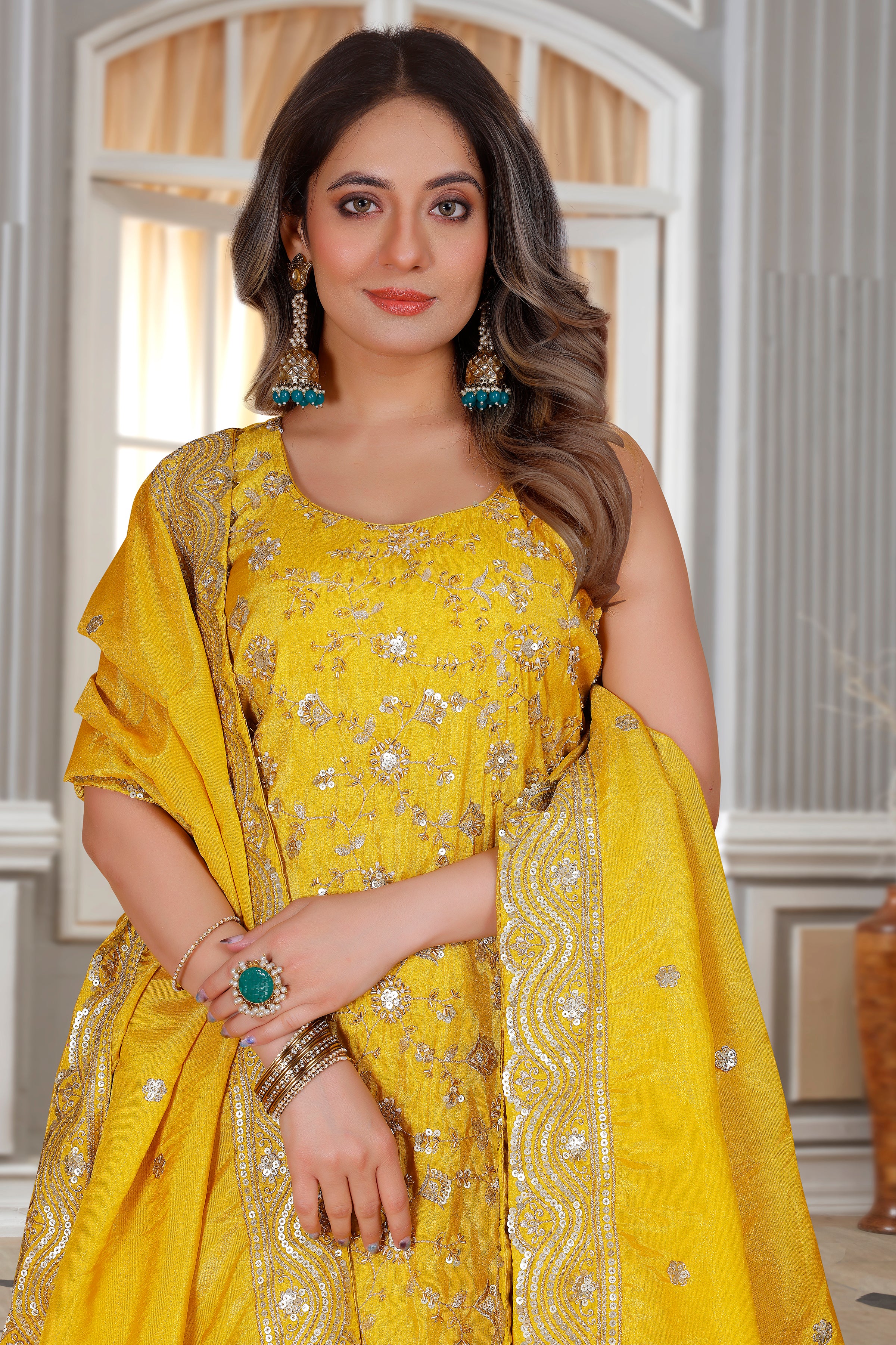 Krina Palazzo Suit - Roop Darshan