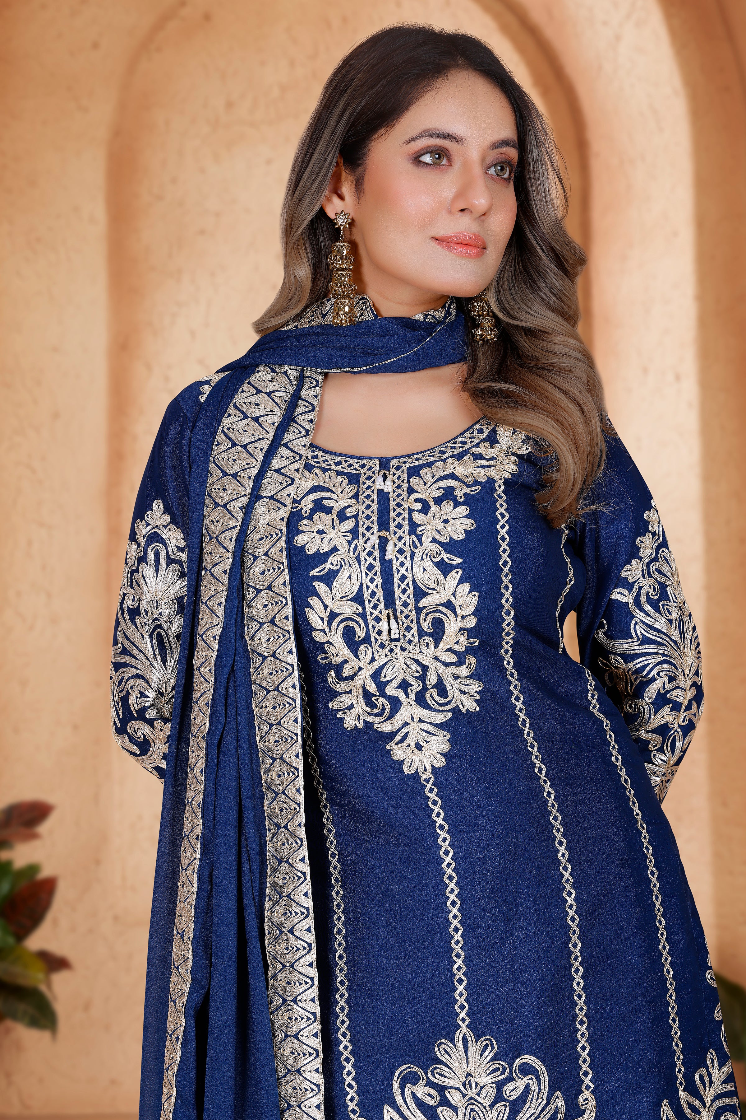 Eshani Palazzo Suit - Roop Darshan