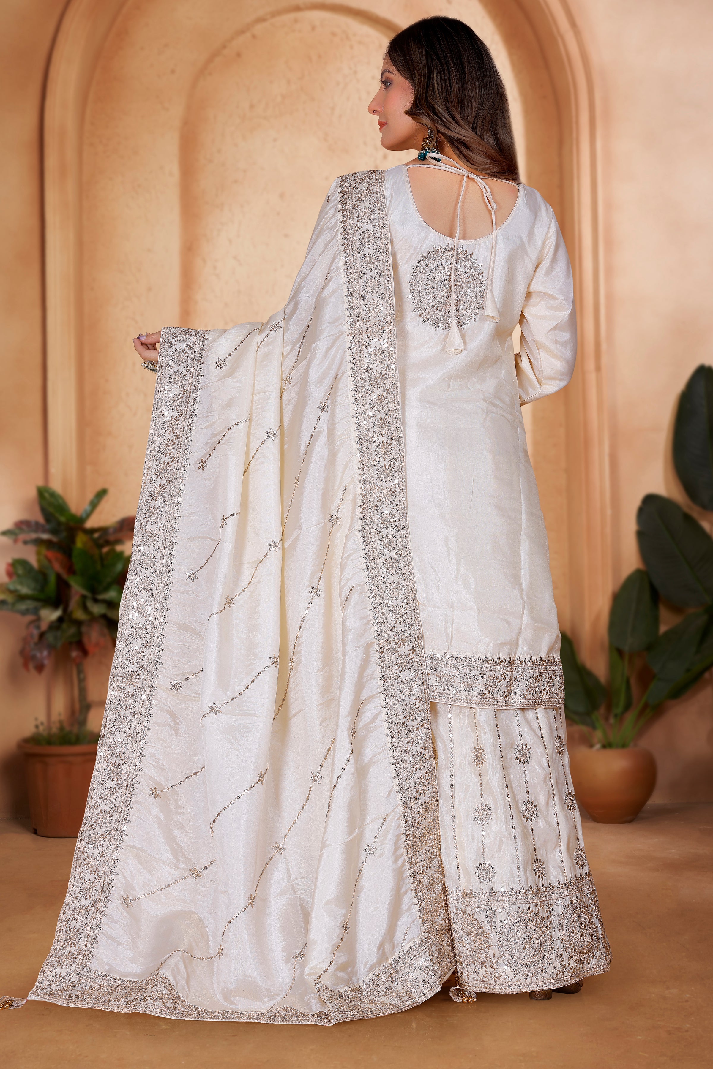 Emily Palazzo Suit - Roop Darshan