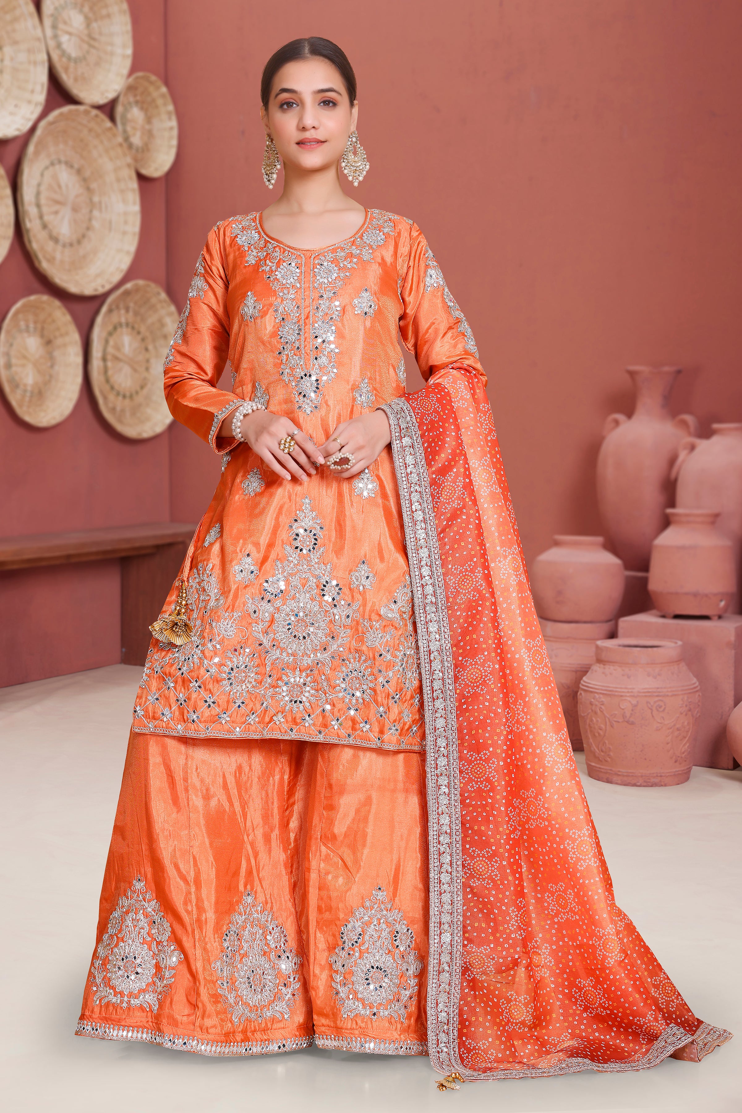 Vina Palazzo Suit - Roop Darshan