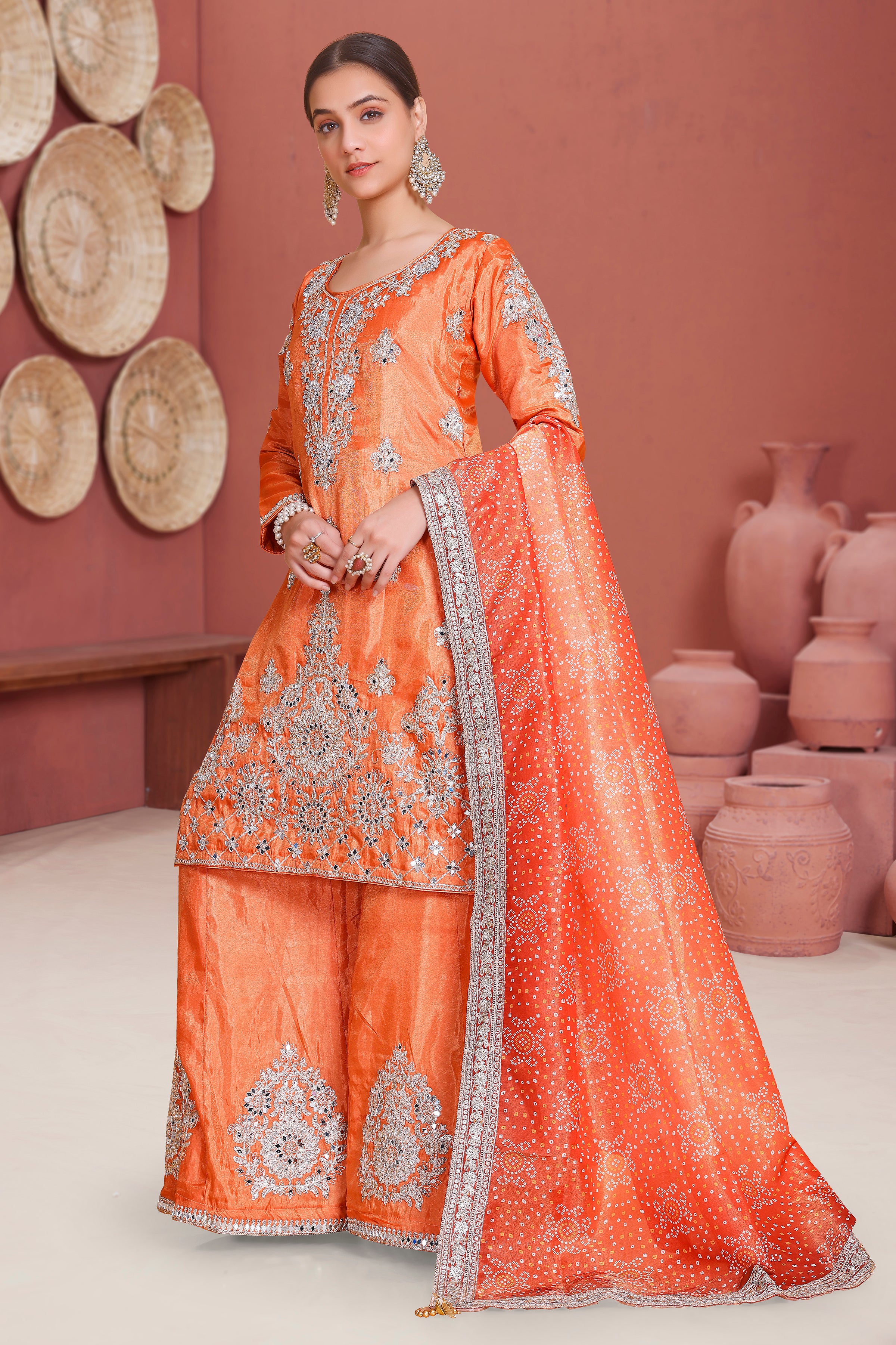 Vina Palazzo Suit - Roop Darshan