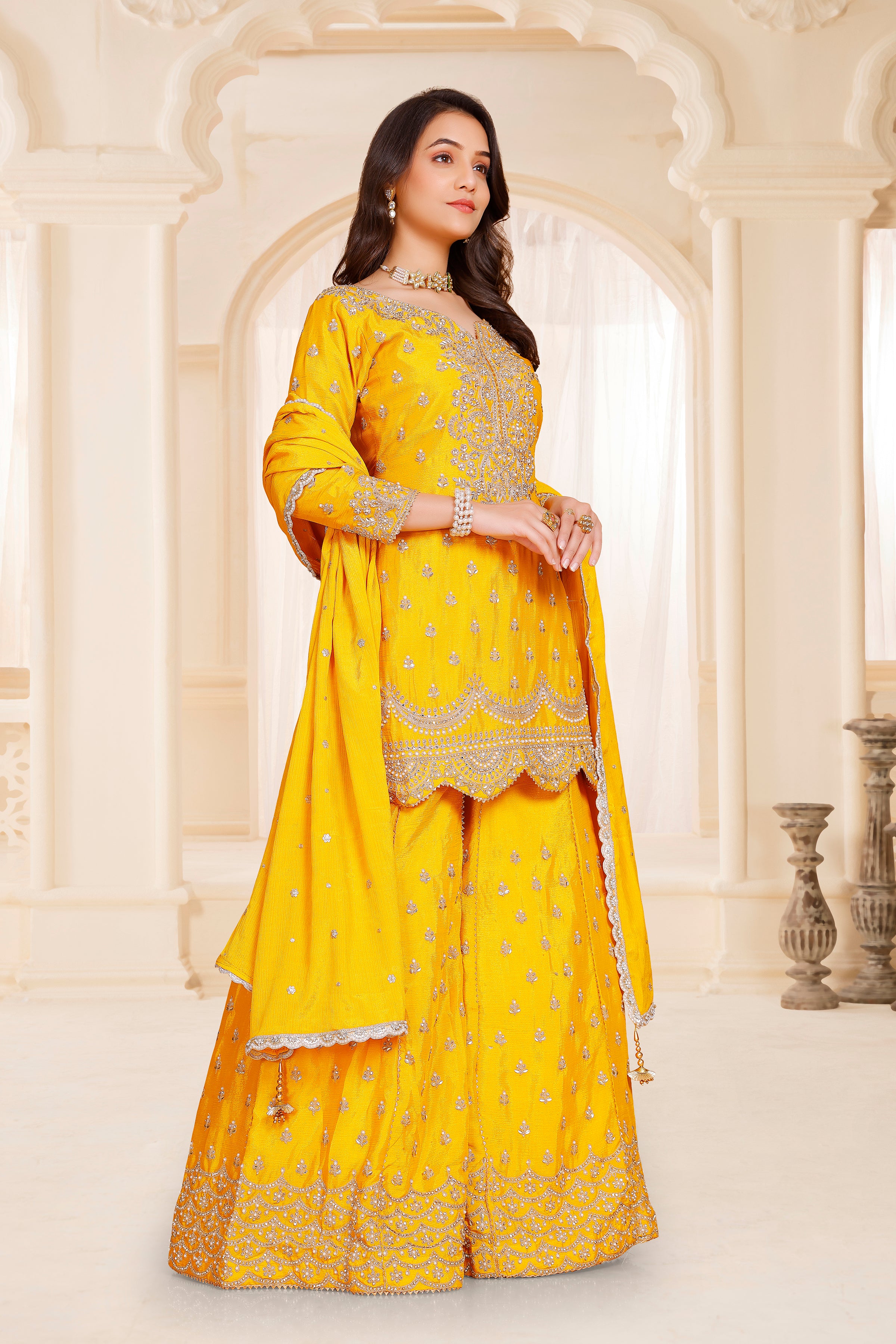 Yami Palazzo Suit - Roop Darshan