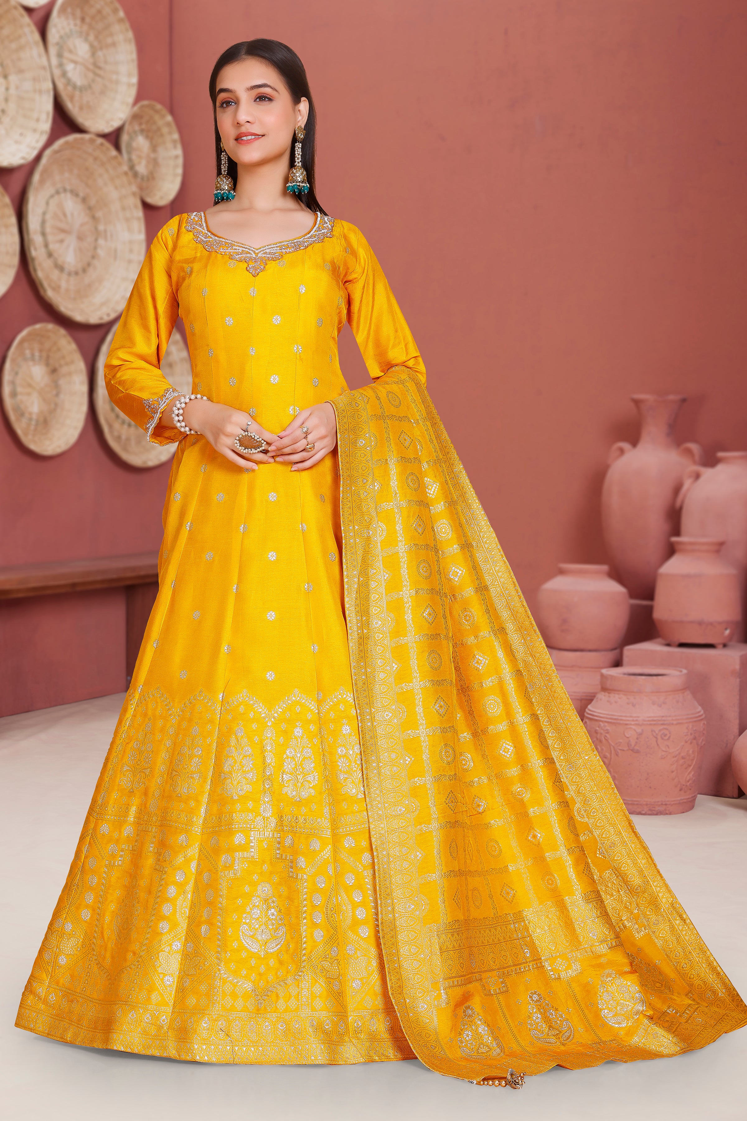 Misha Gown With Dupatta - Roop Darshan