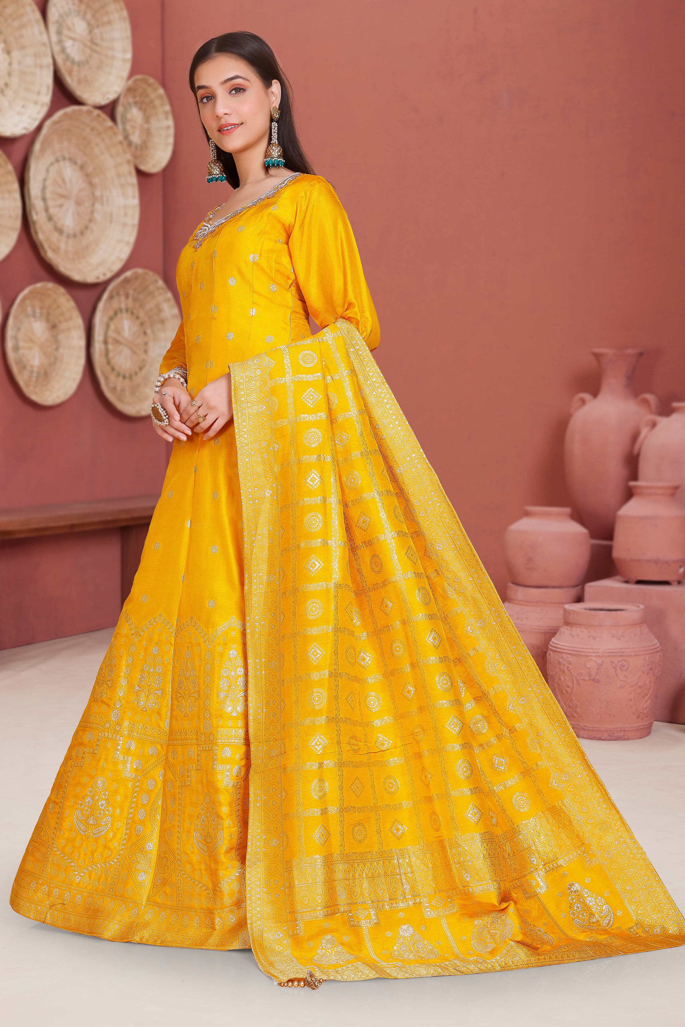 Misha Gown With Dupatta - Roop Darshan